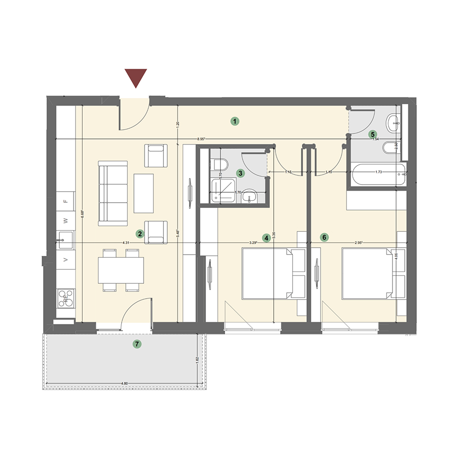 Plan apartament