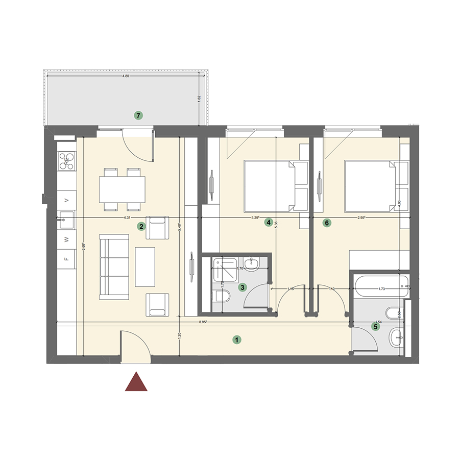 Plan apartament
