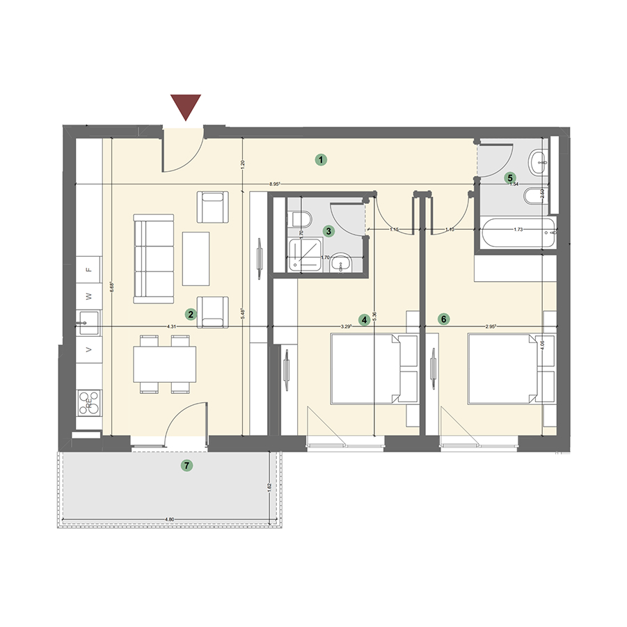 Plan apartament