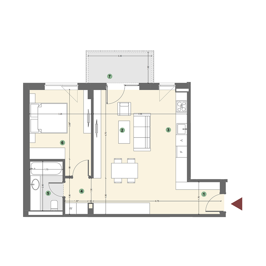 Plan apartament