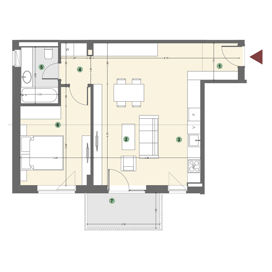 Plan apartament
