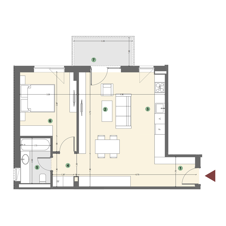 Plan apartament