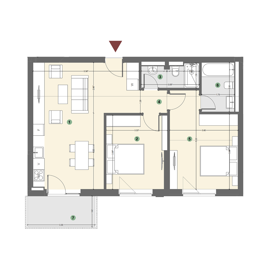 Plan apartament