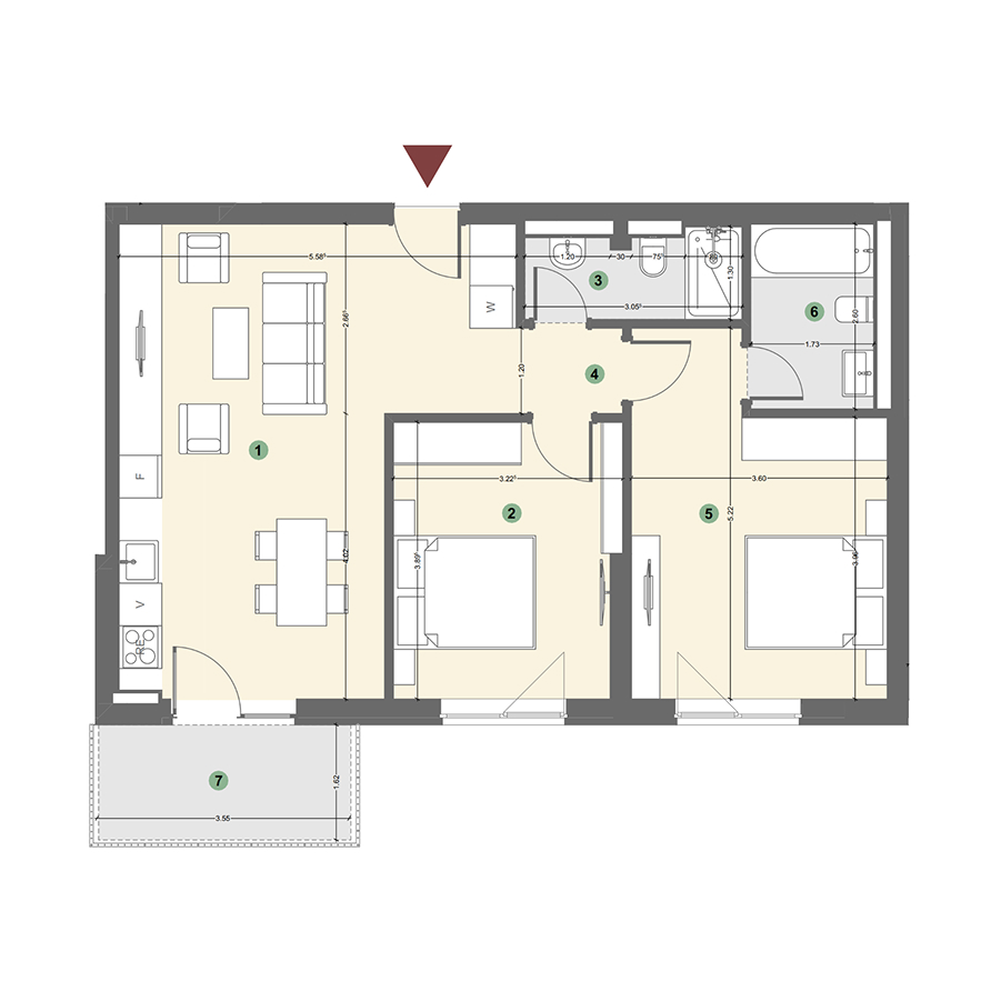 Plan apartament