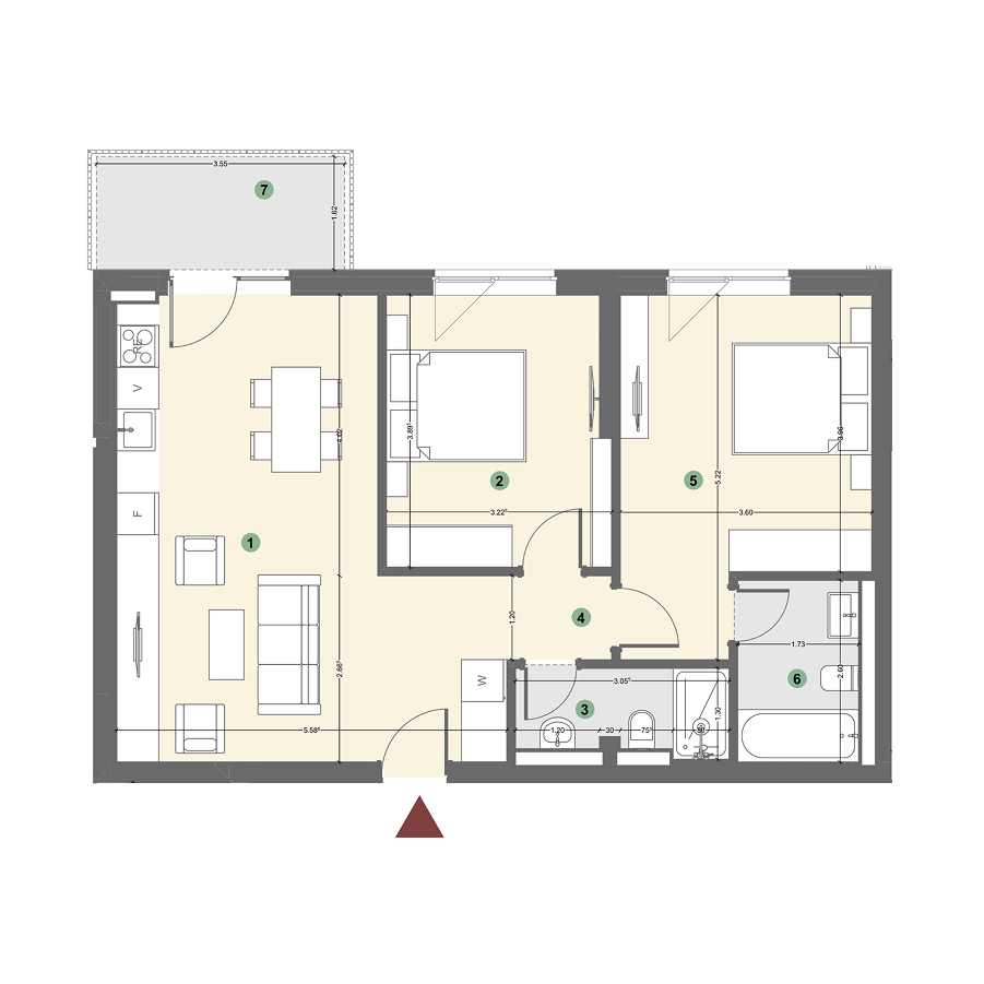 Plan apartament