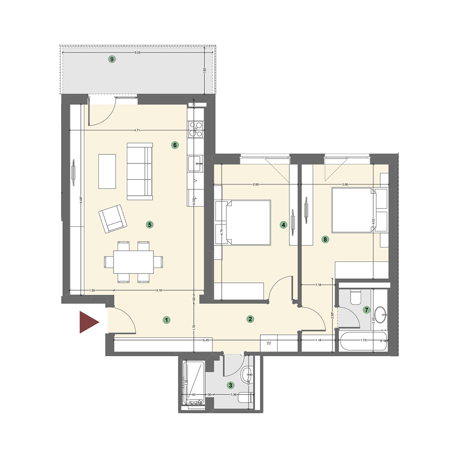 Plan apartament