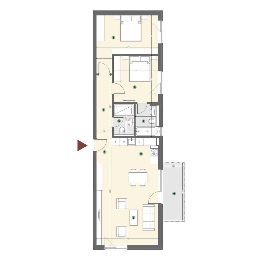 Plan apartament