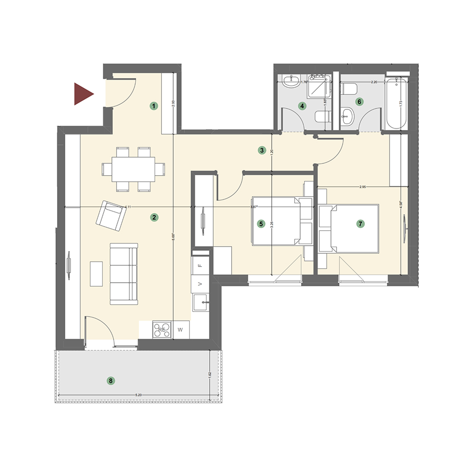 Plan apartament
