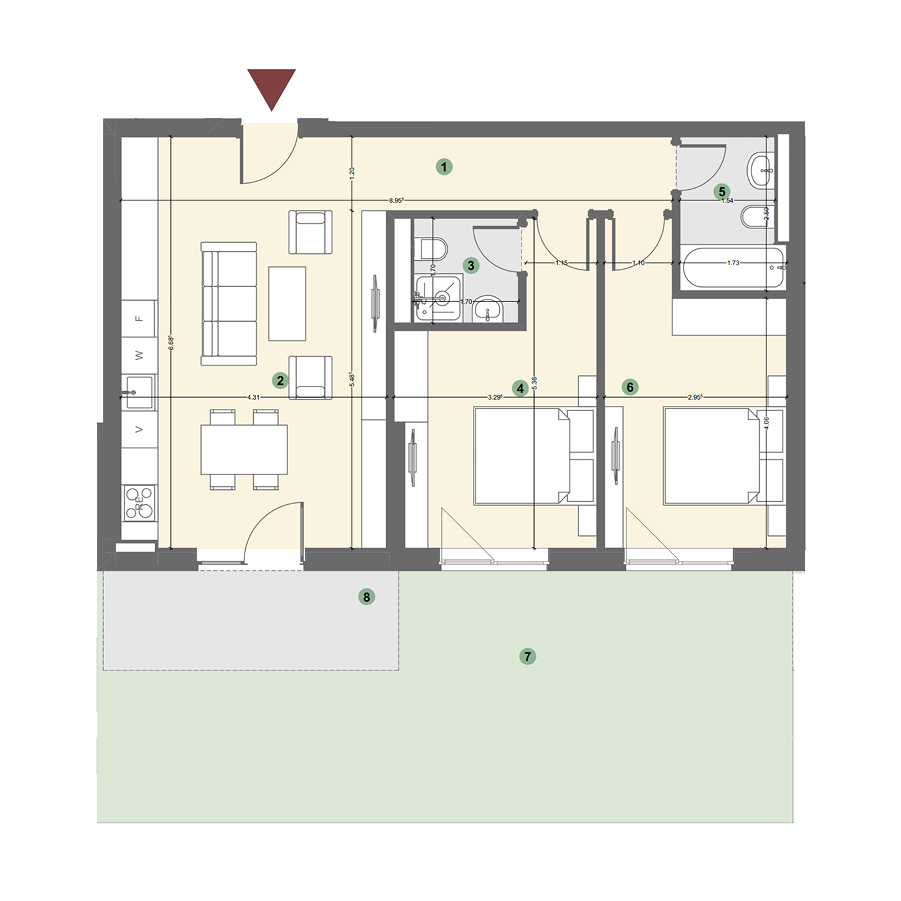 Plan apartament