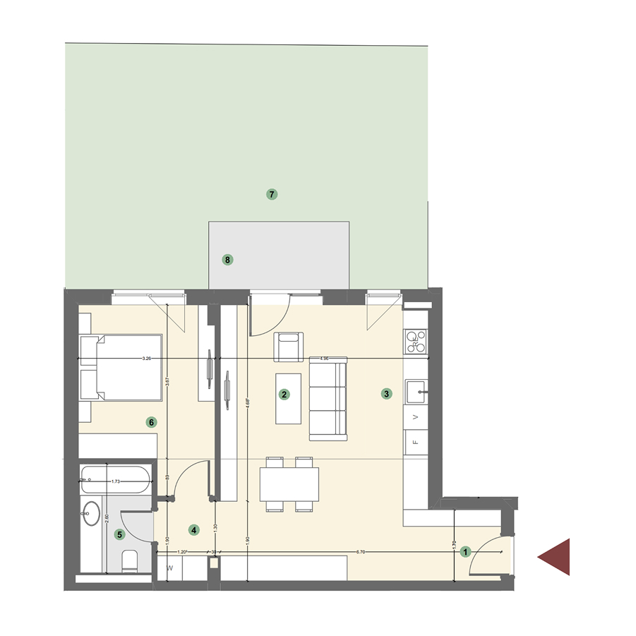 Plan apartament