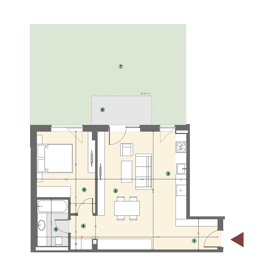 Plan apartament