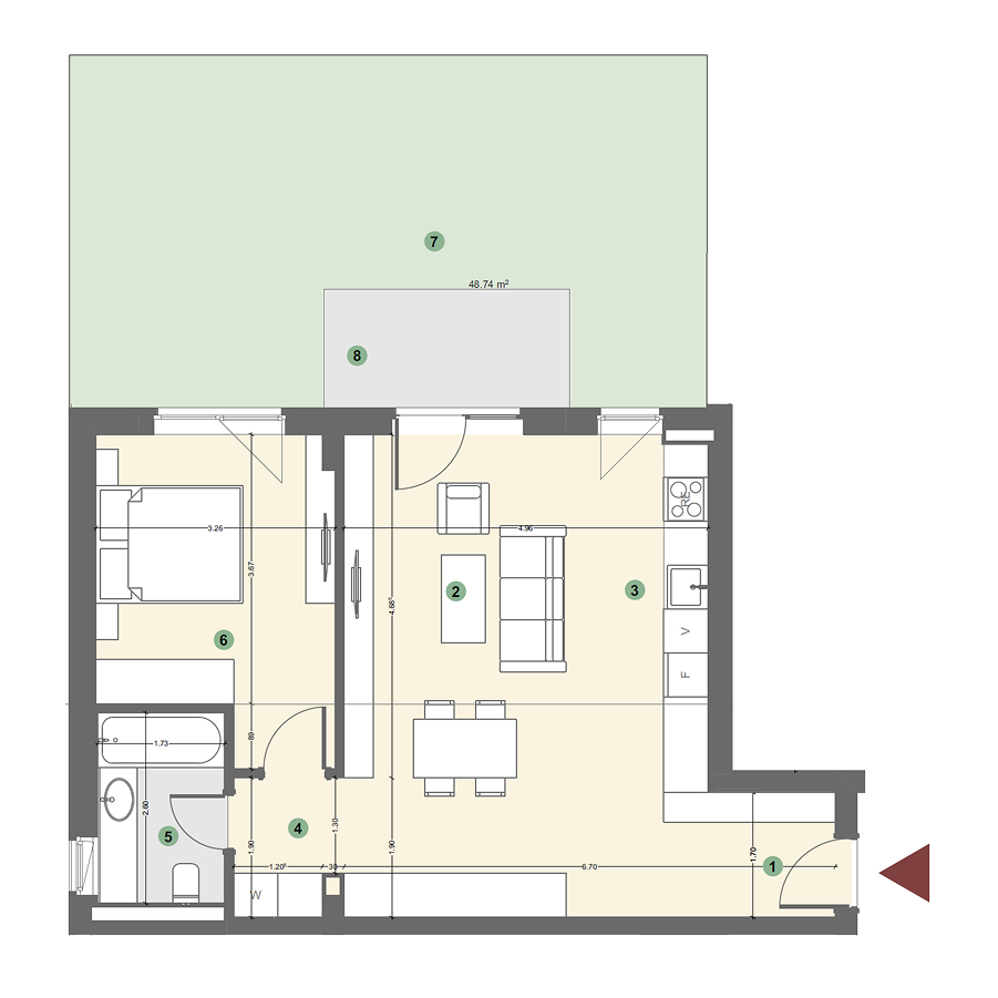 Plan apartament