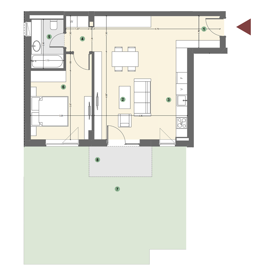 Plan apartament