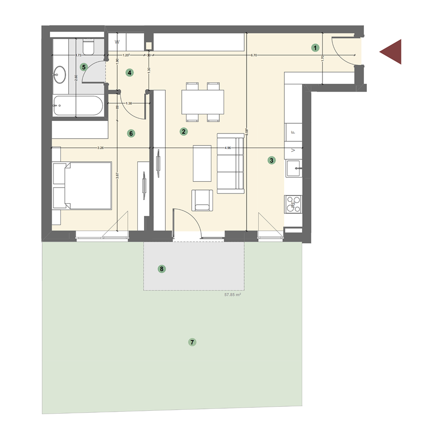 Plan apartament