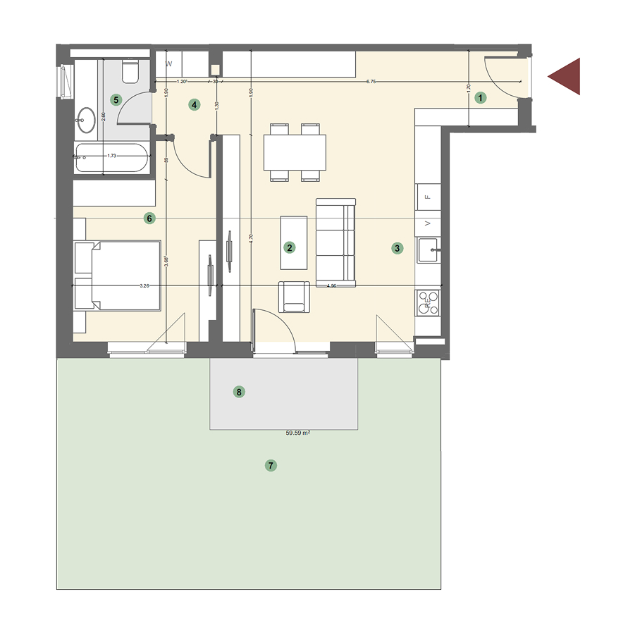 Plan apartament
