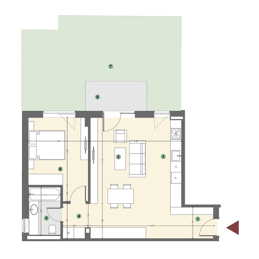 Plan apartament