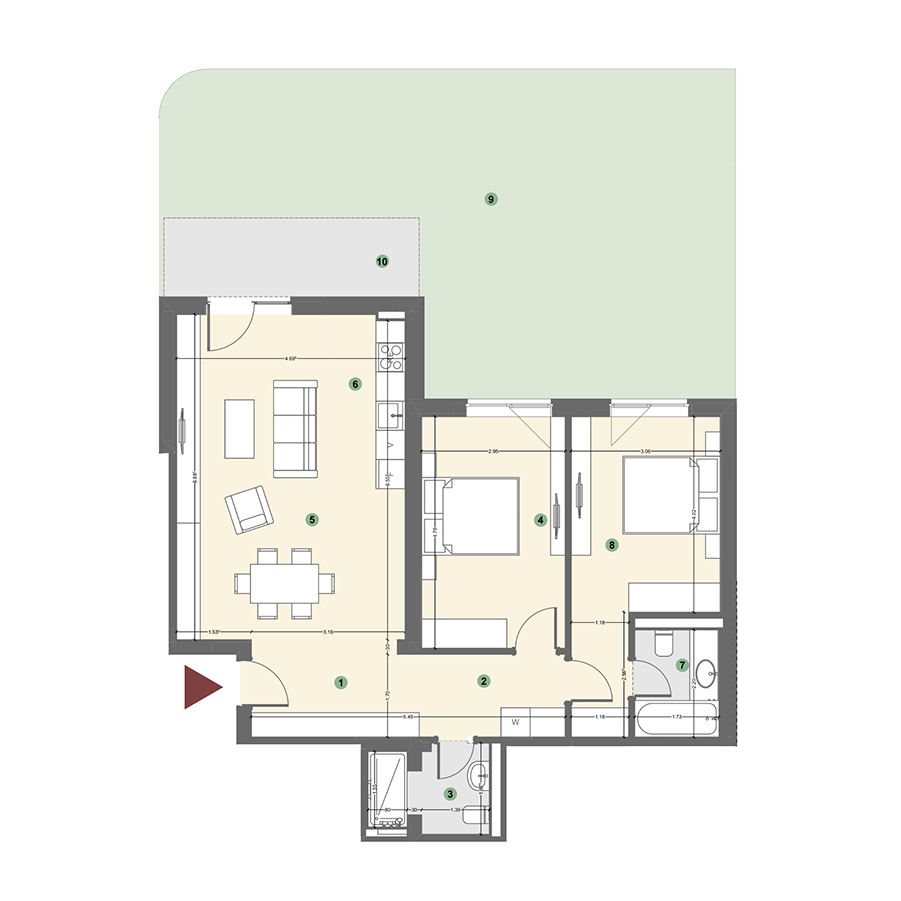 Plan apartament