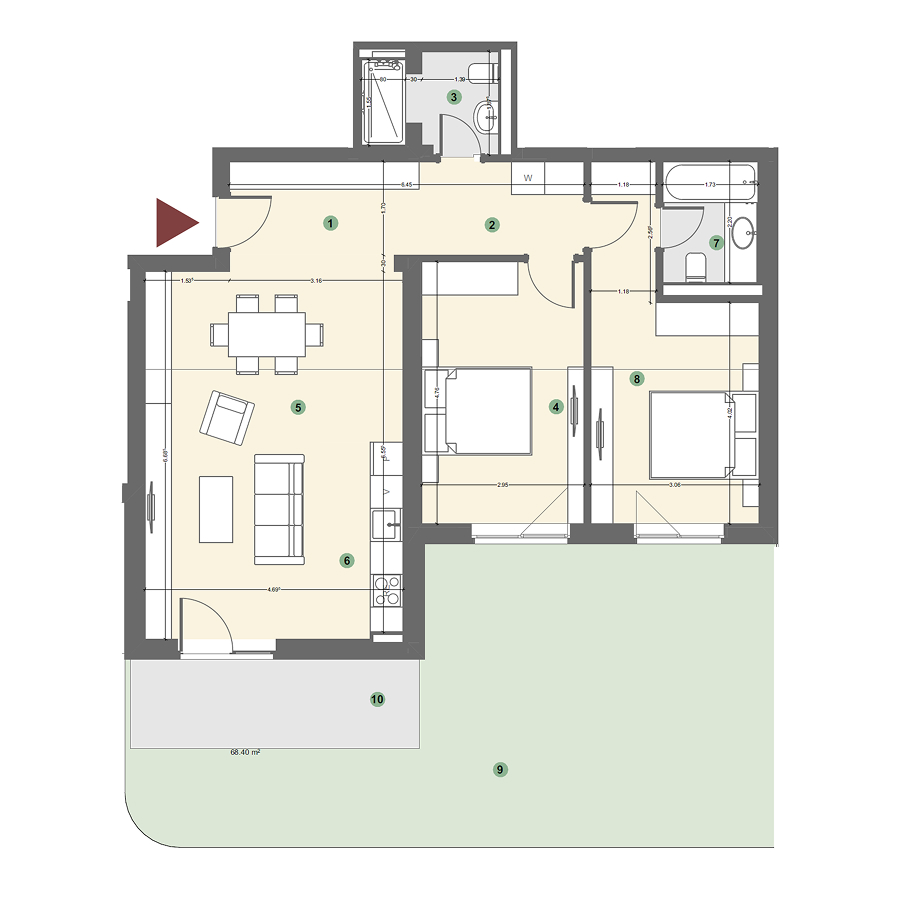 Plan apartament
