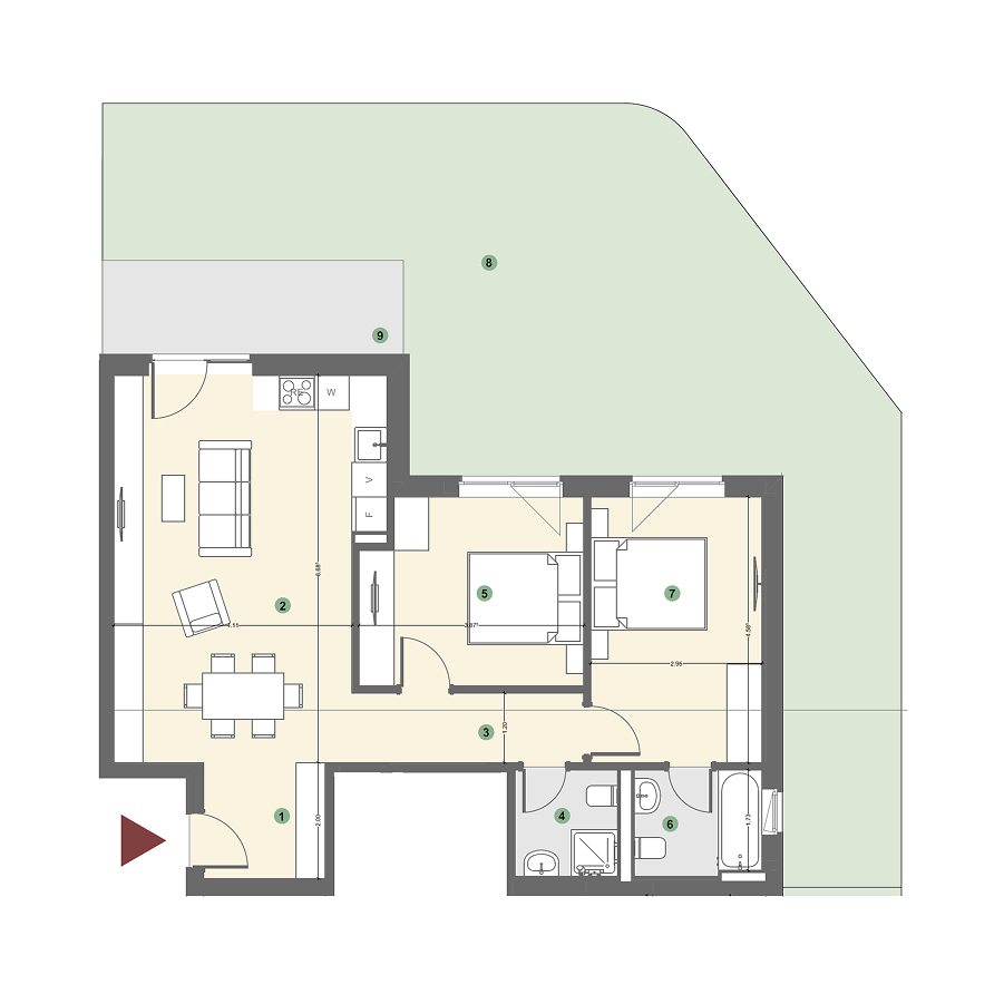 Plan apartament