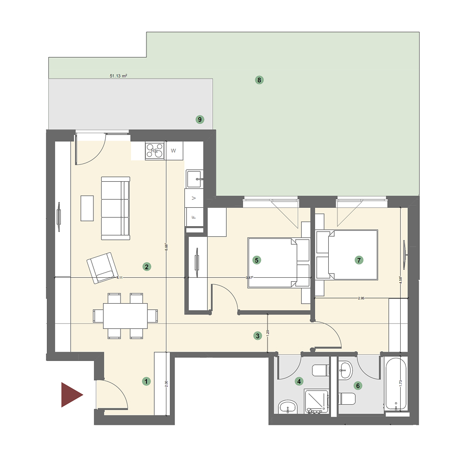 Plan apartament
