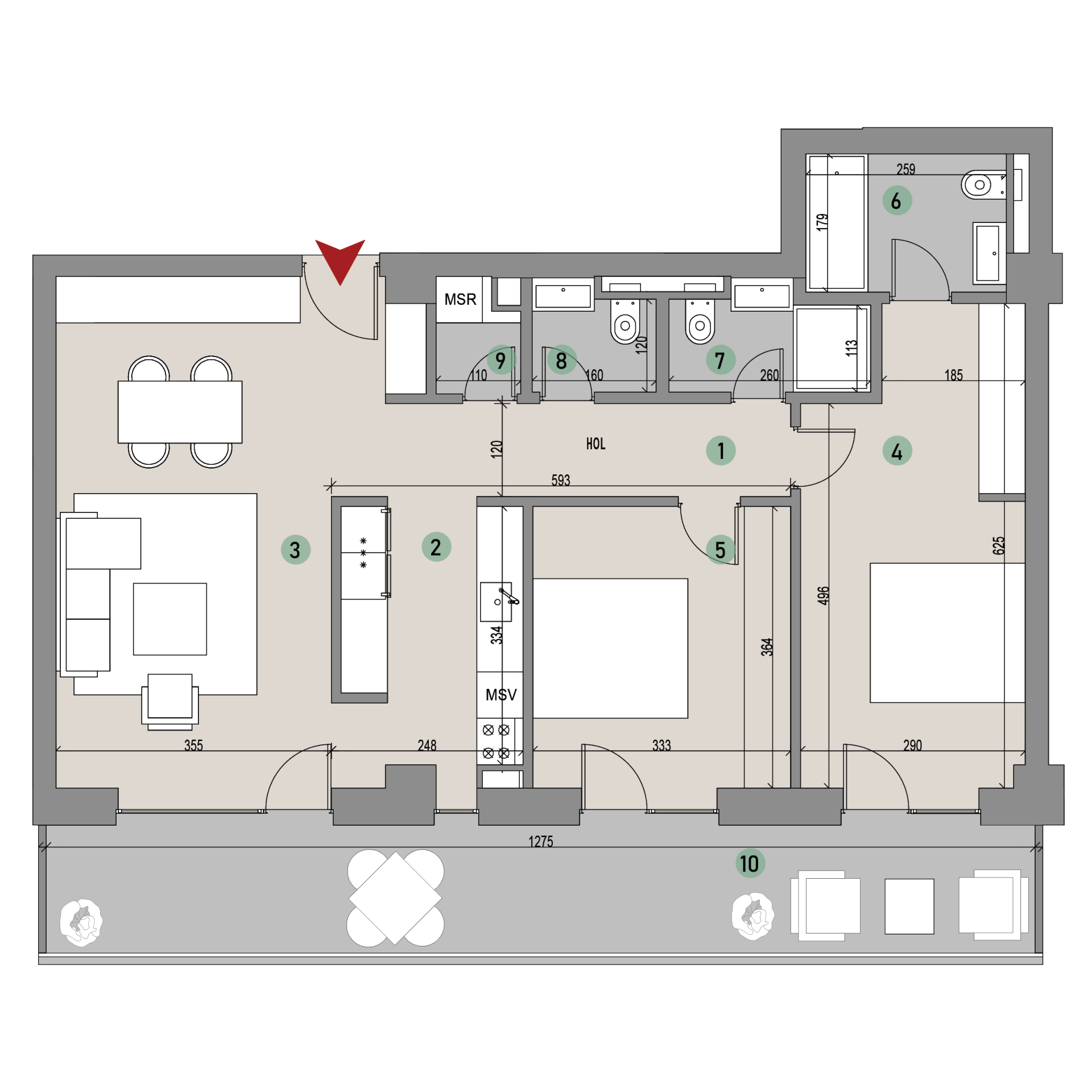 Plan apartament