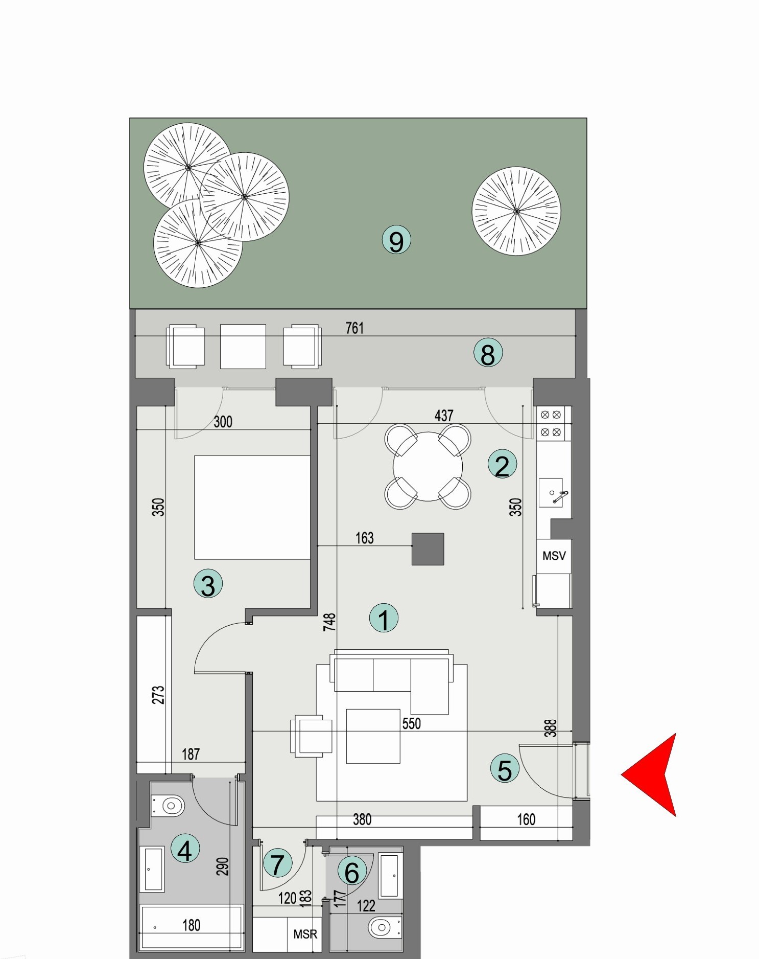 Plan apartament