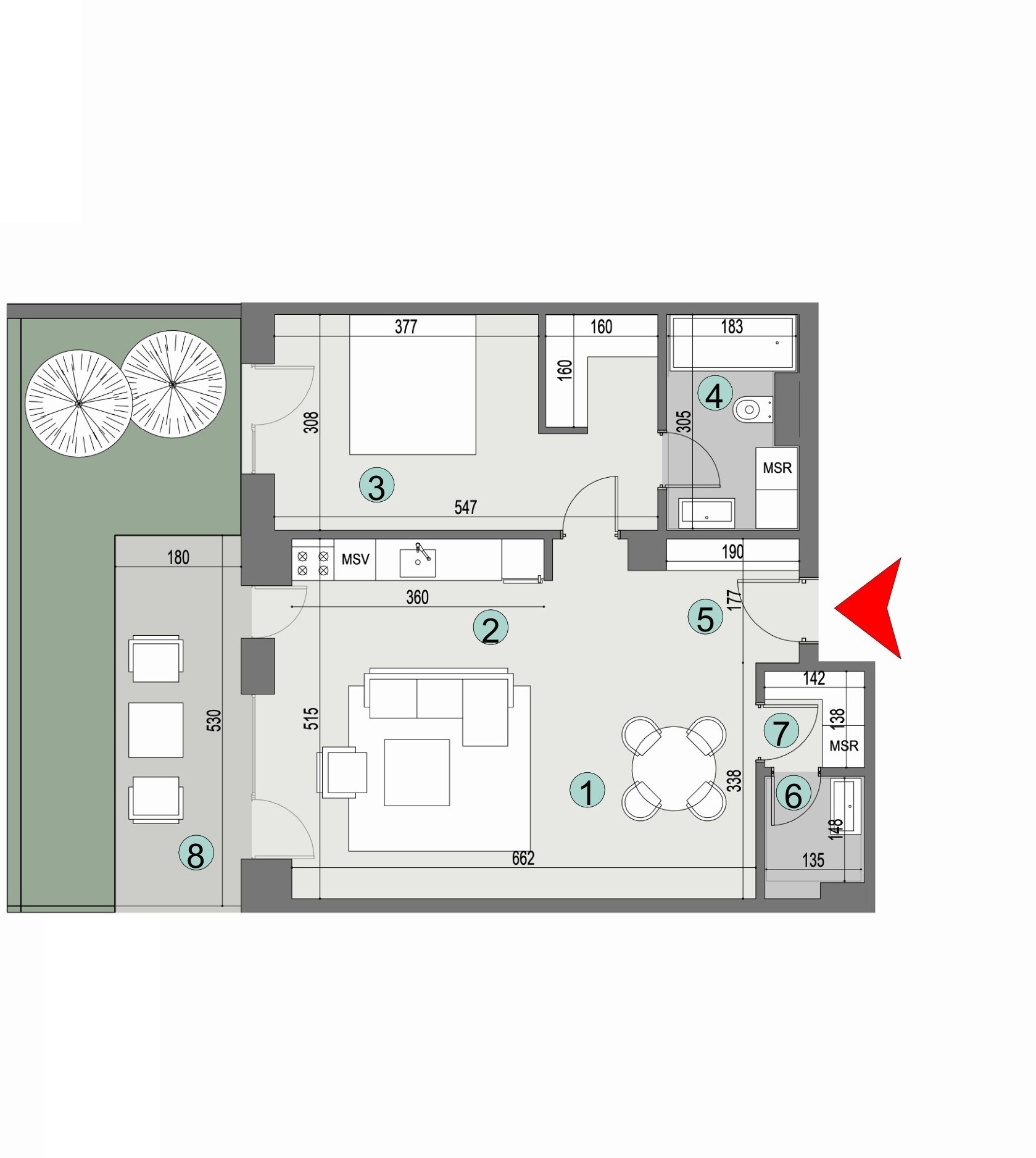 Plan apartament
