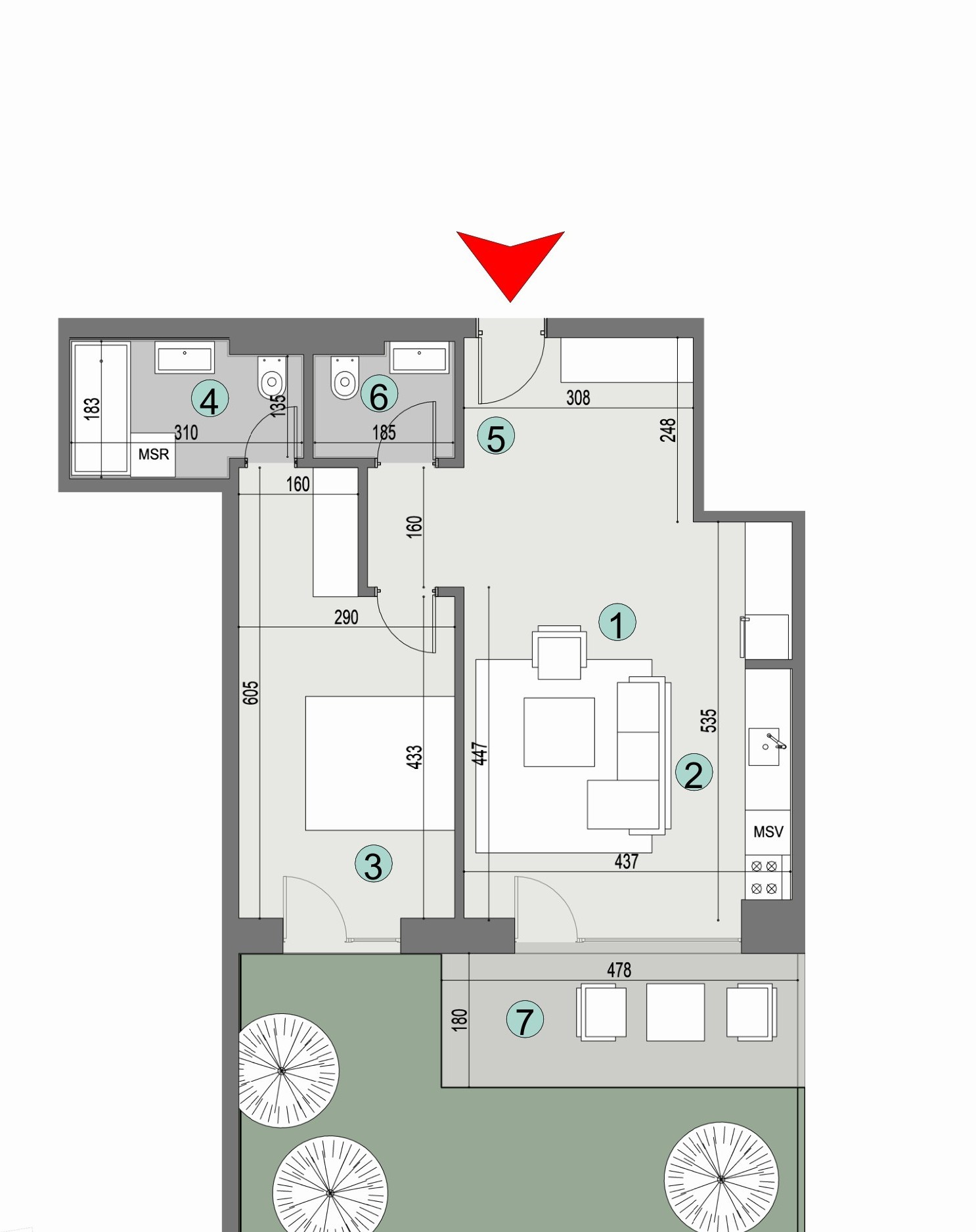 Plan apartament