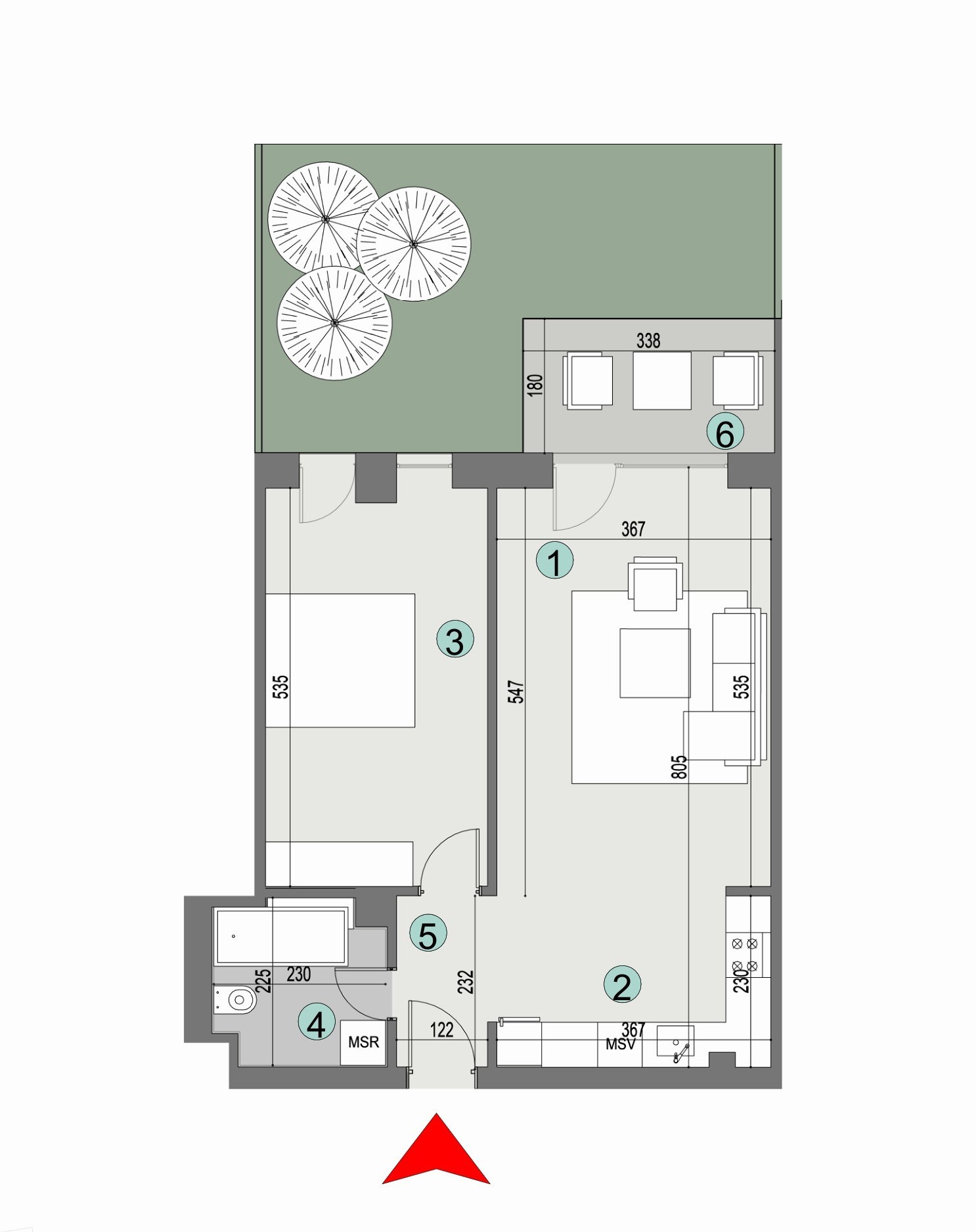 Plan apartament