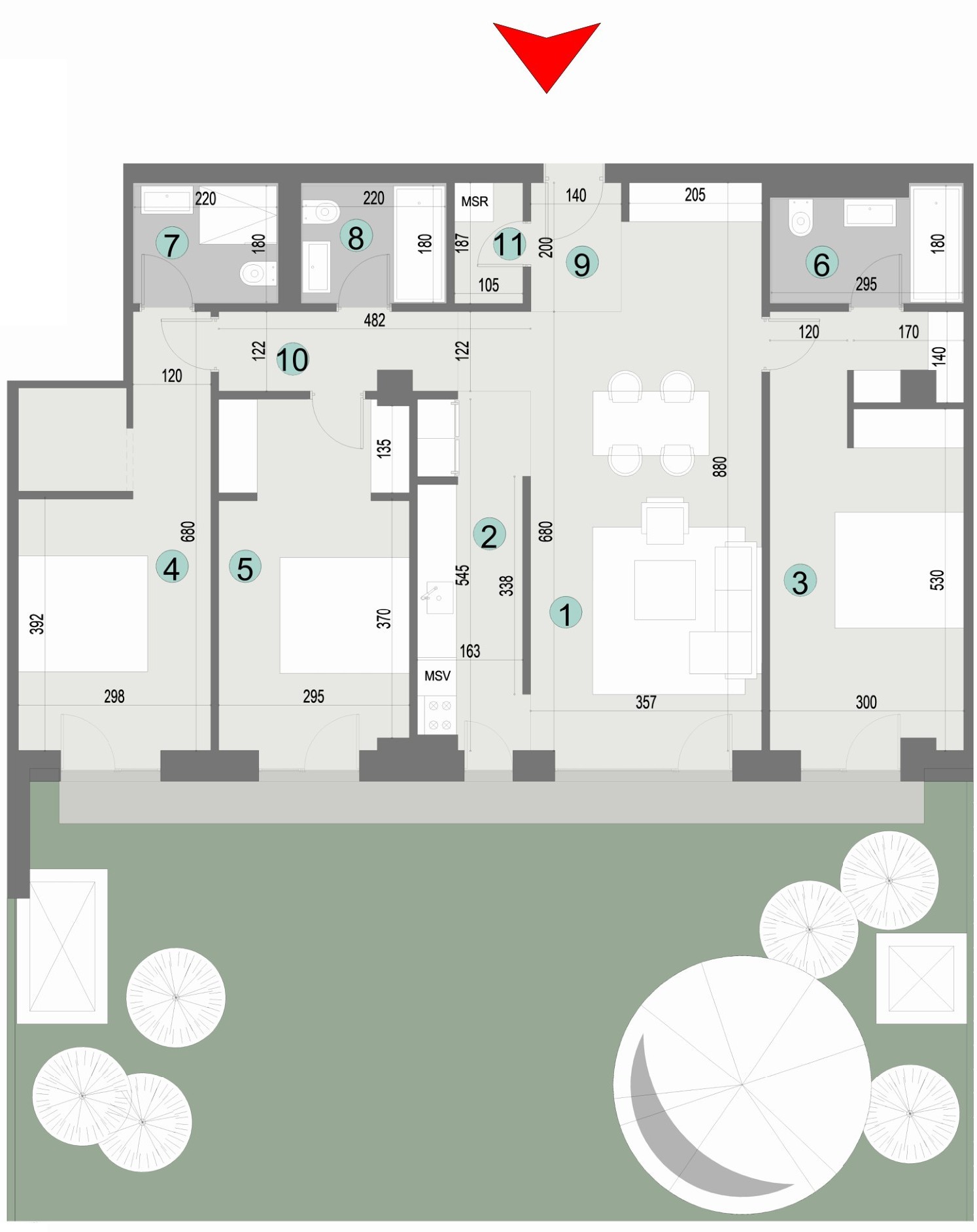 Plan apartament