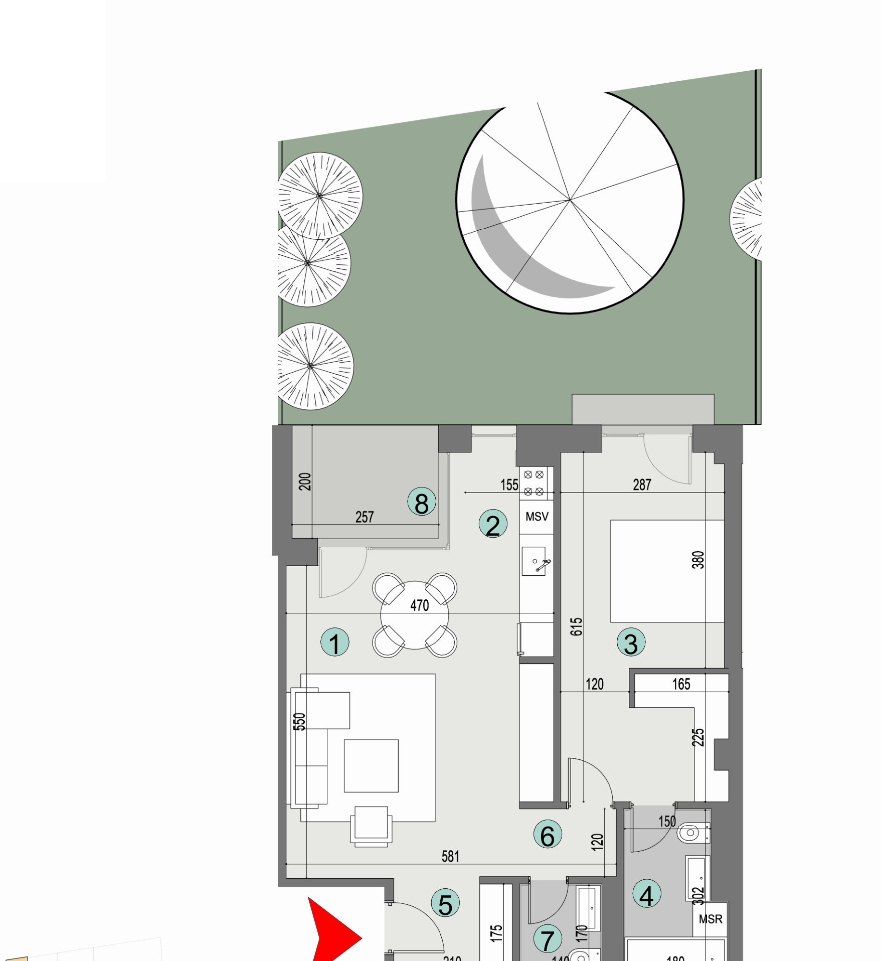 Plan apartament