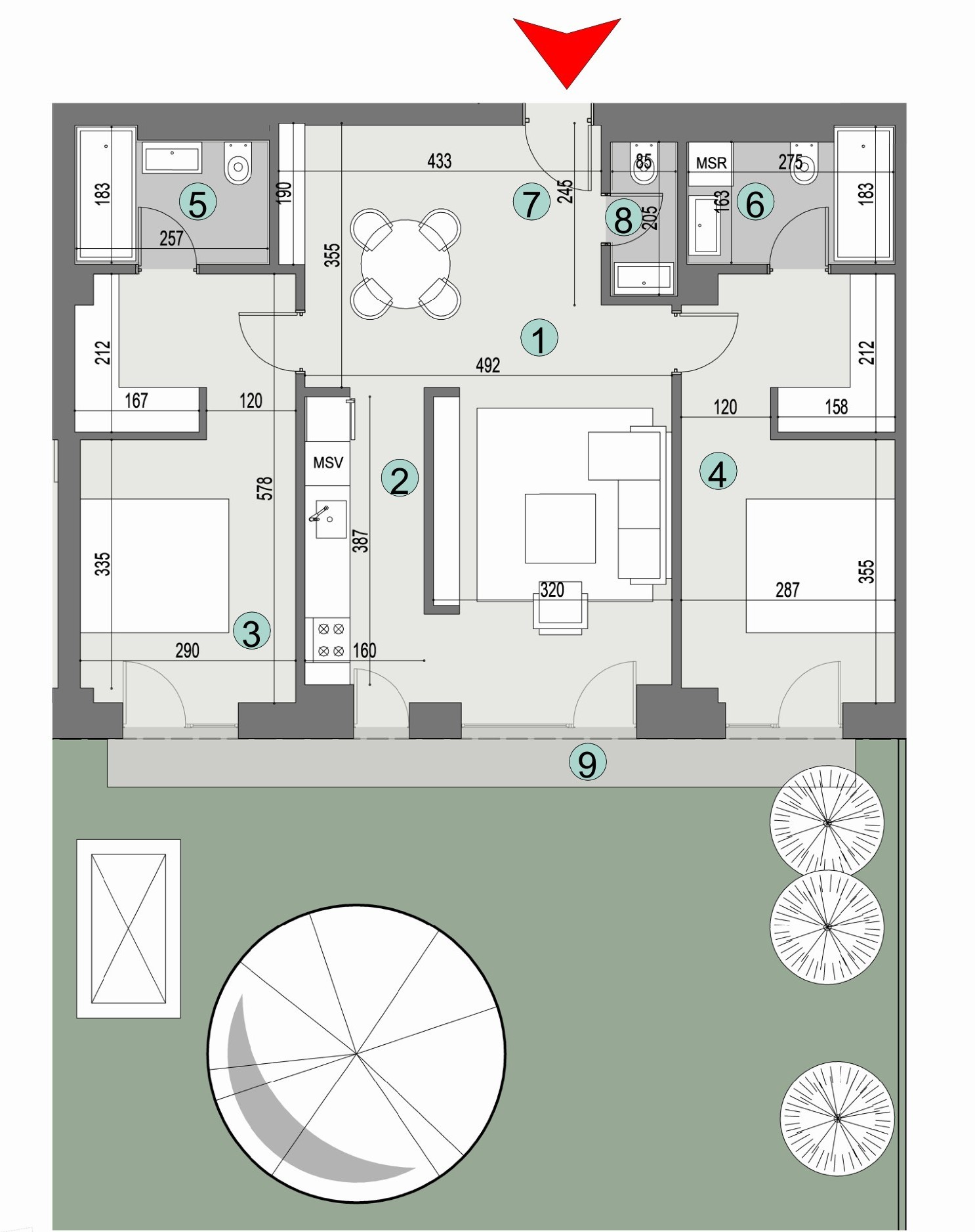 Plan apartament