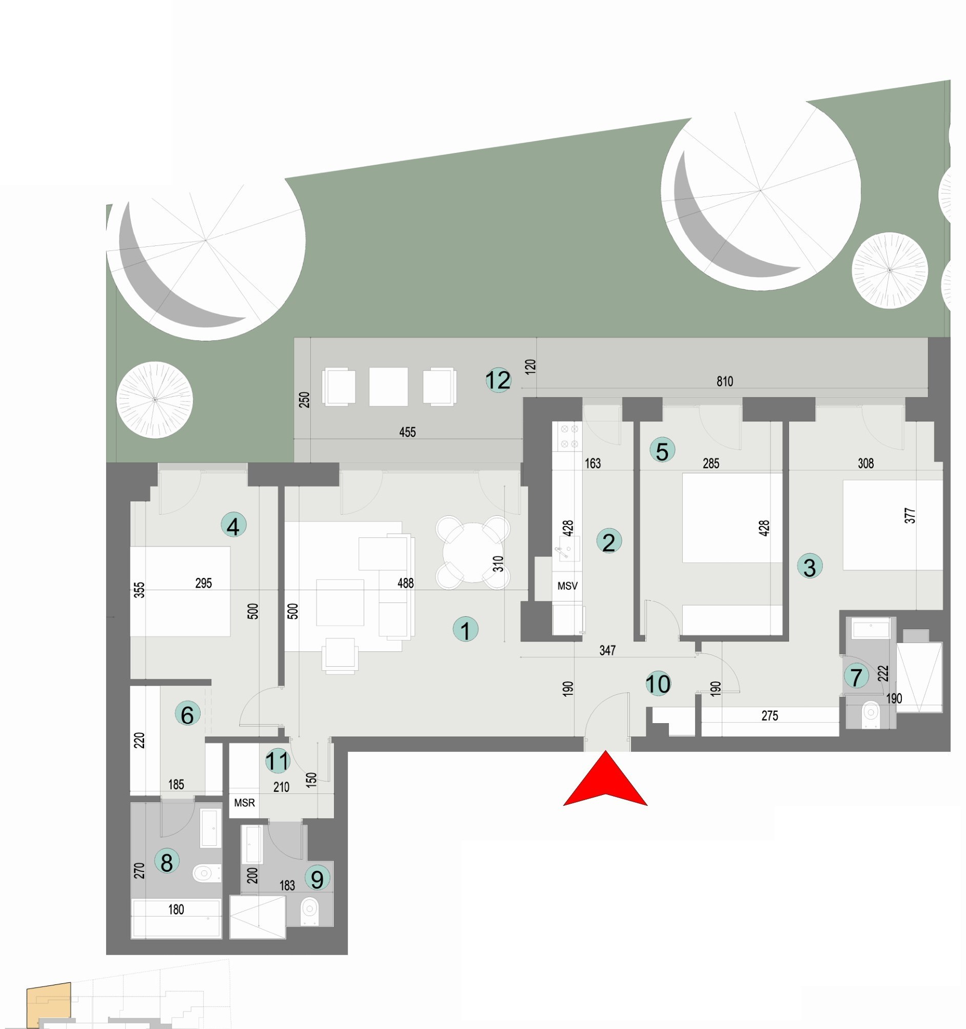 Plan apartament
