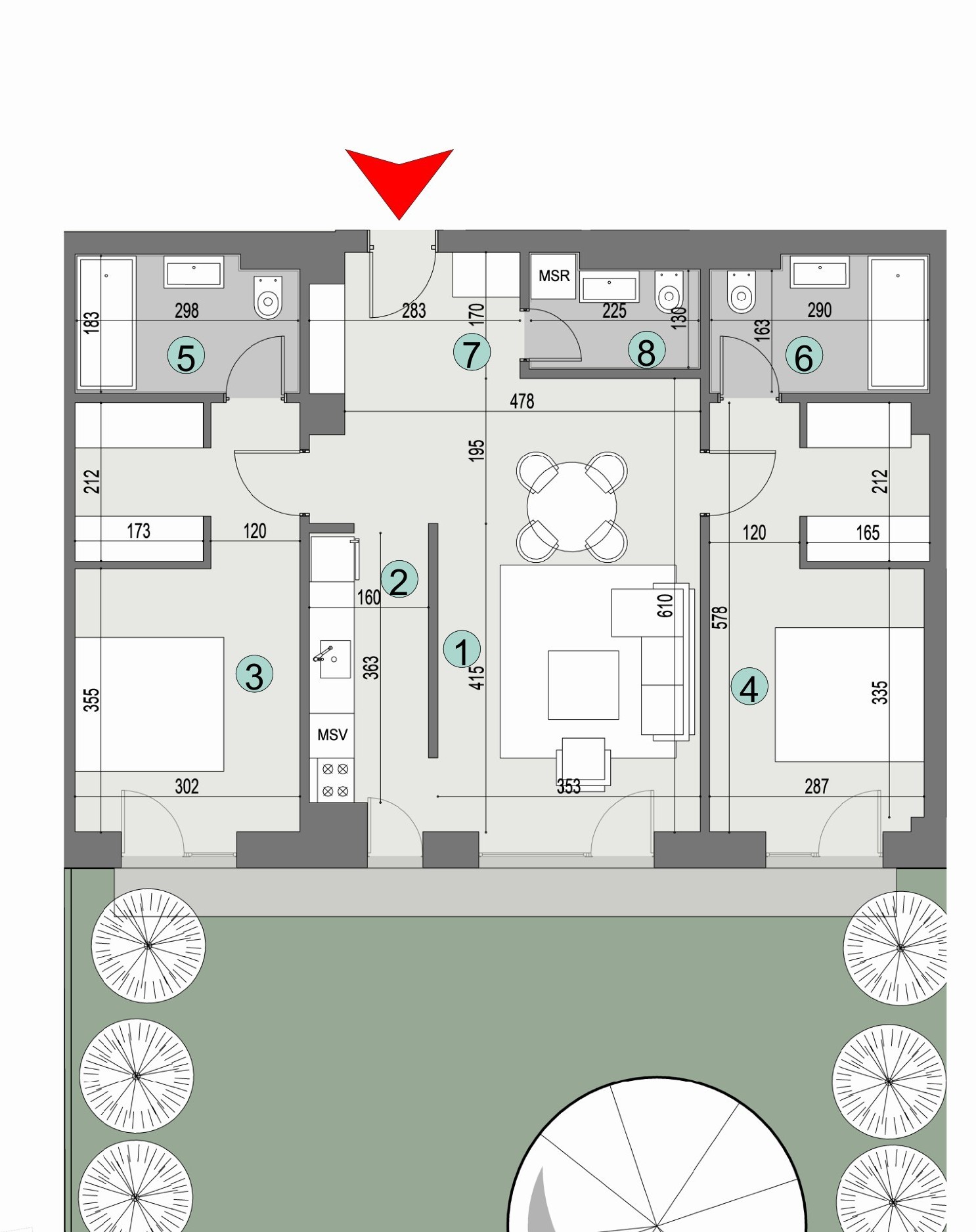 Plan apartament