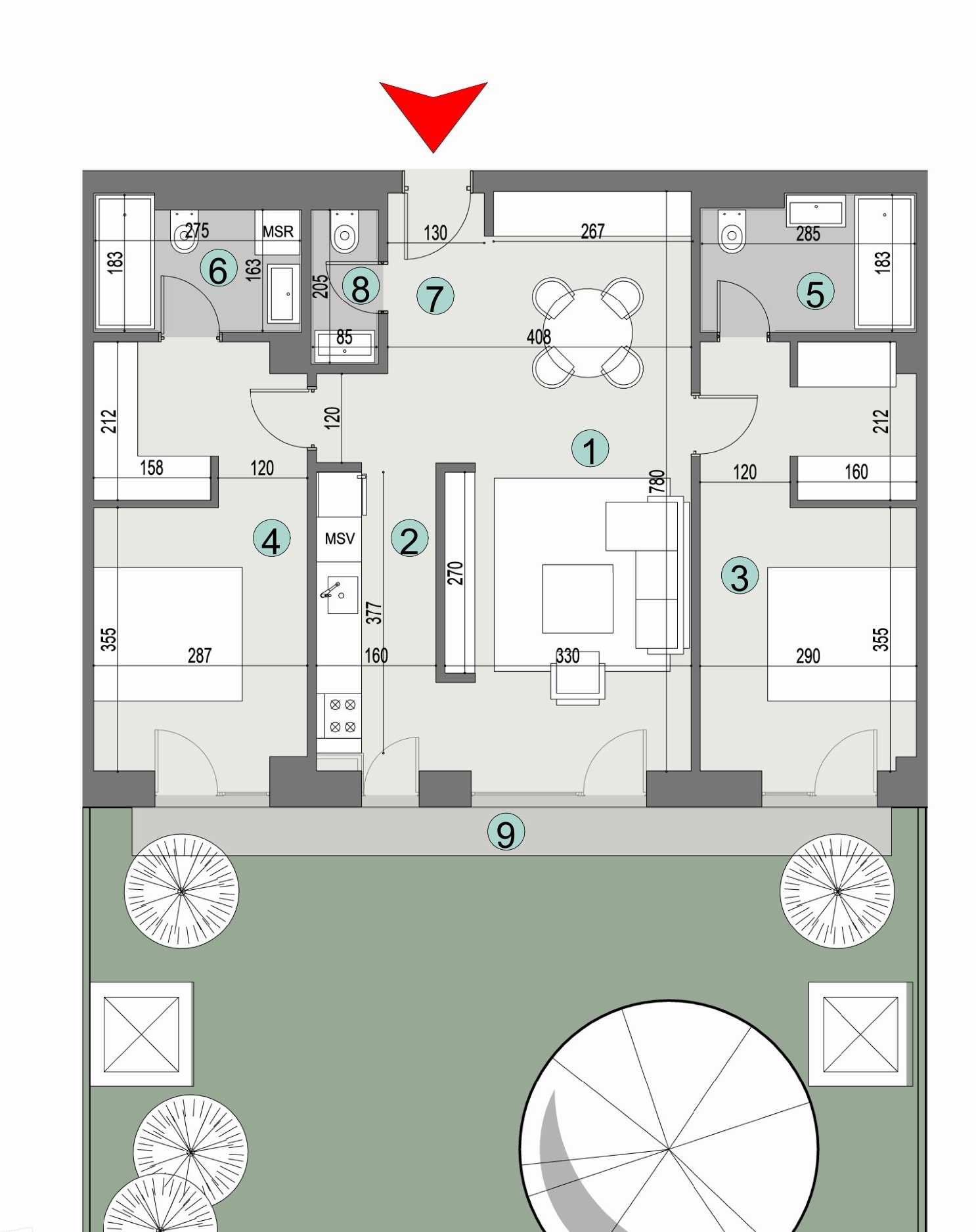 Plan apartament