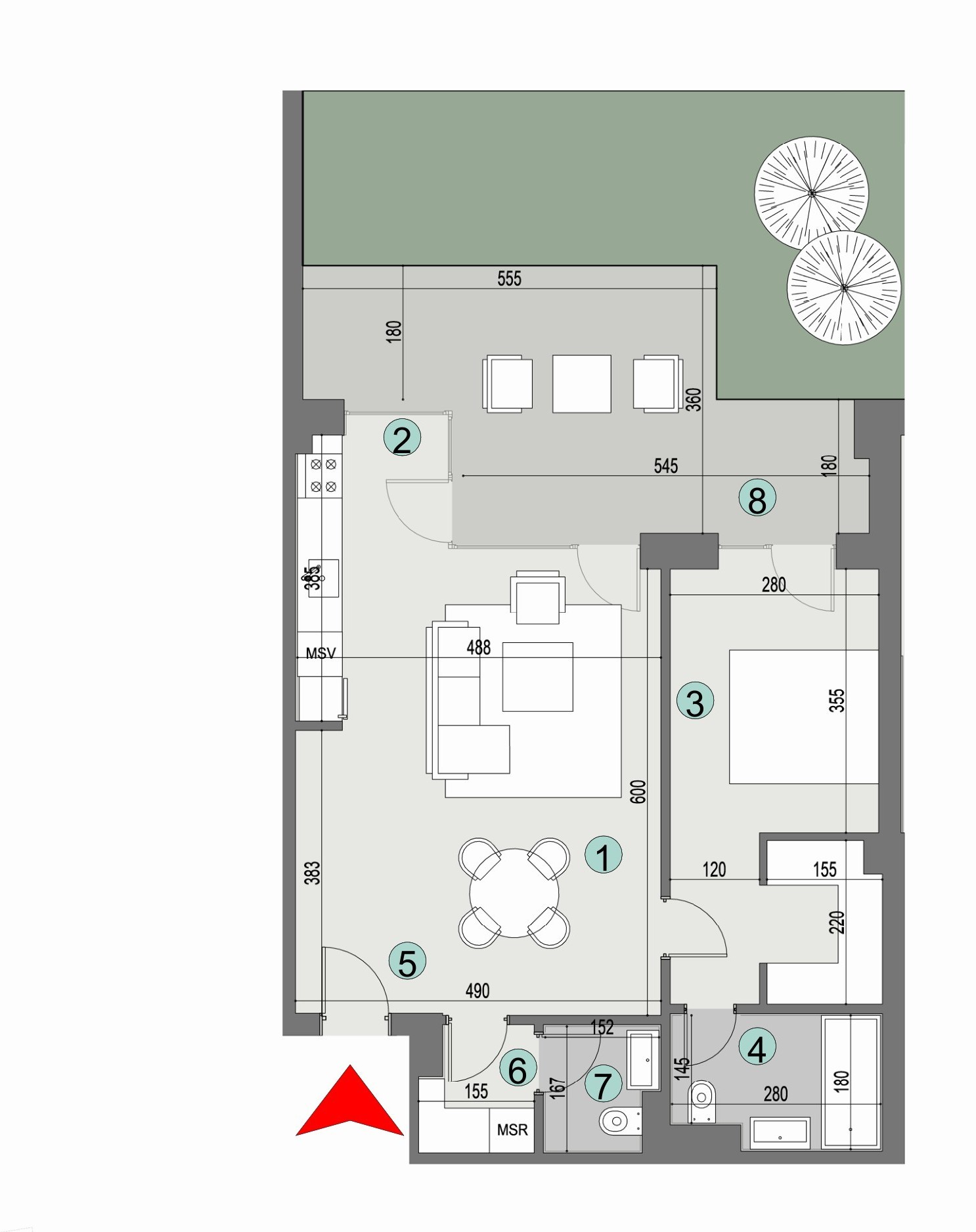 Plan apartament
