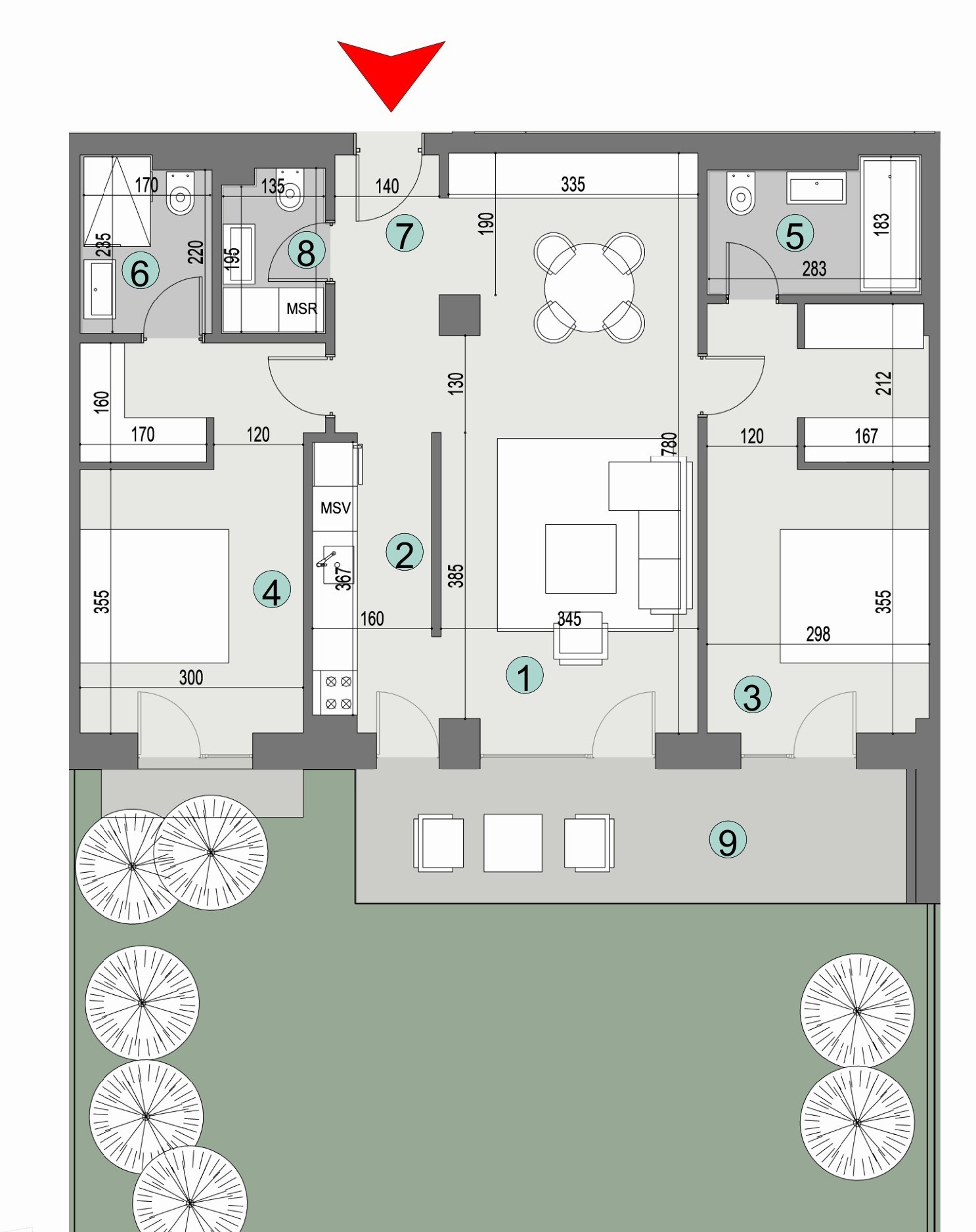 Plan apartament