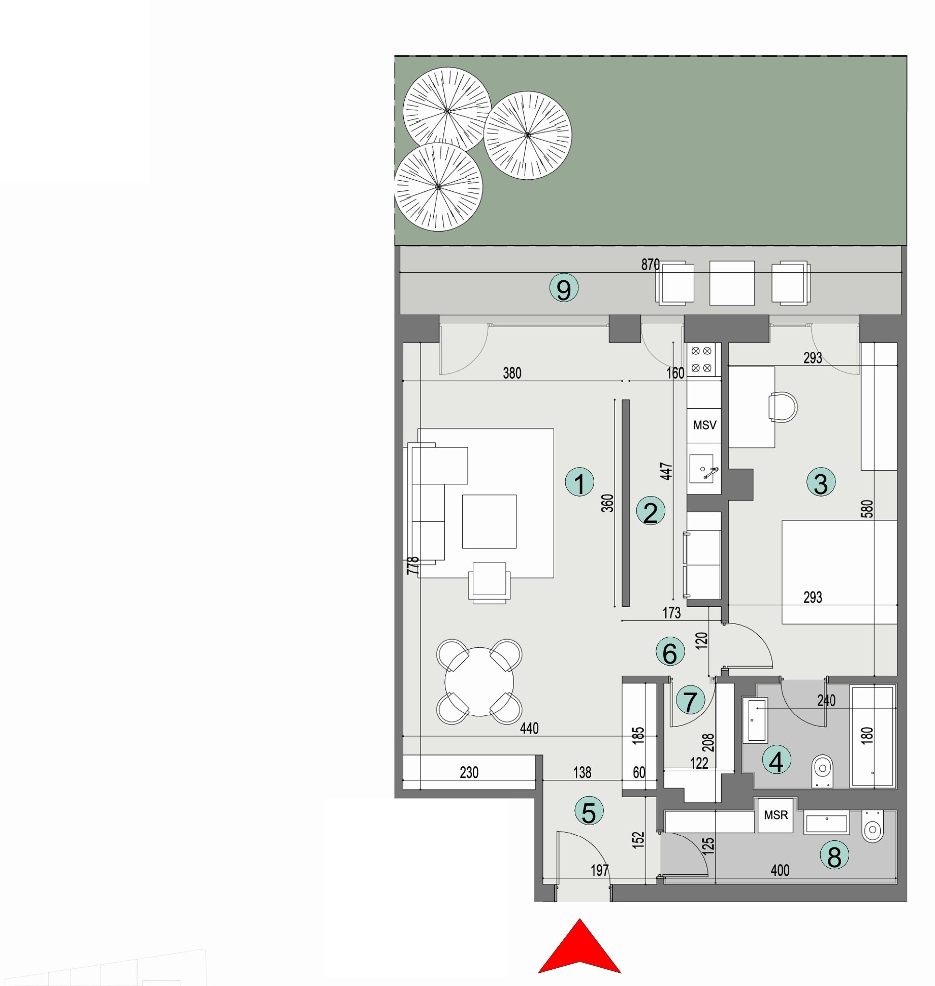 Plan apartament