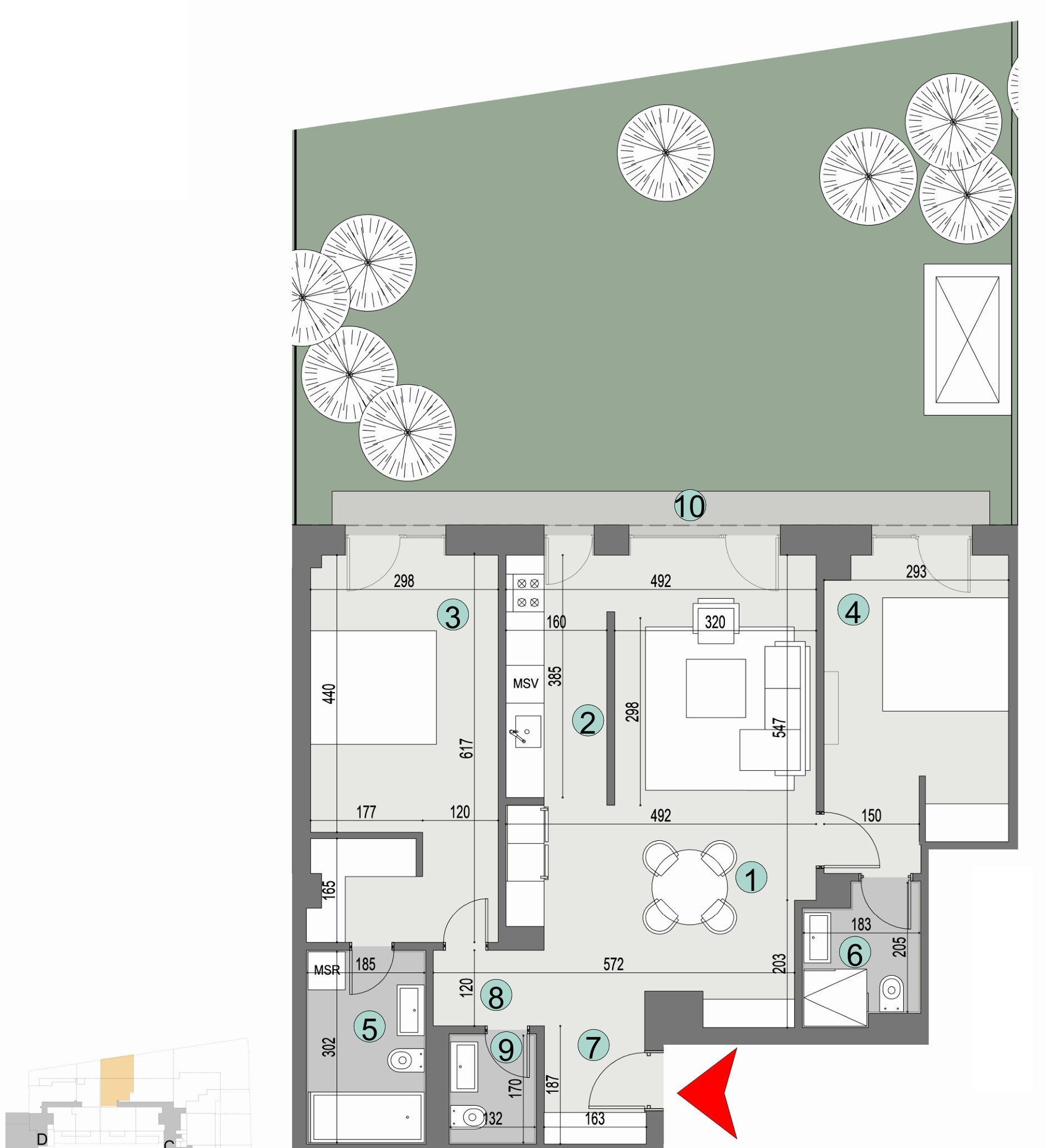 Plan apartament