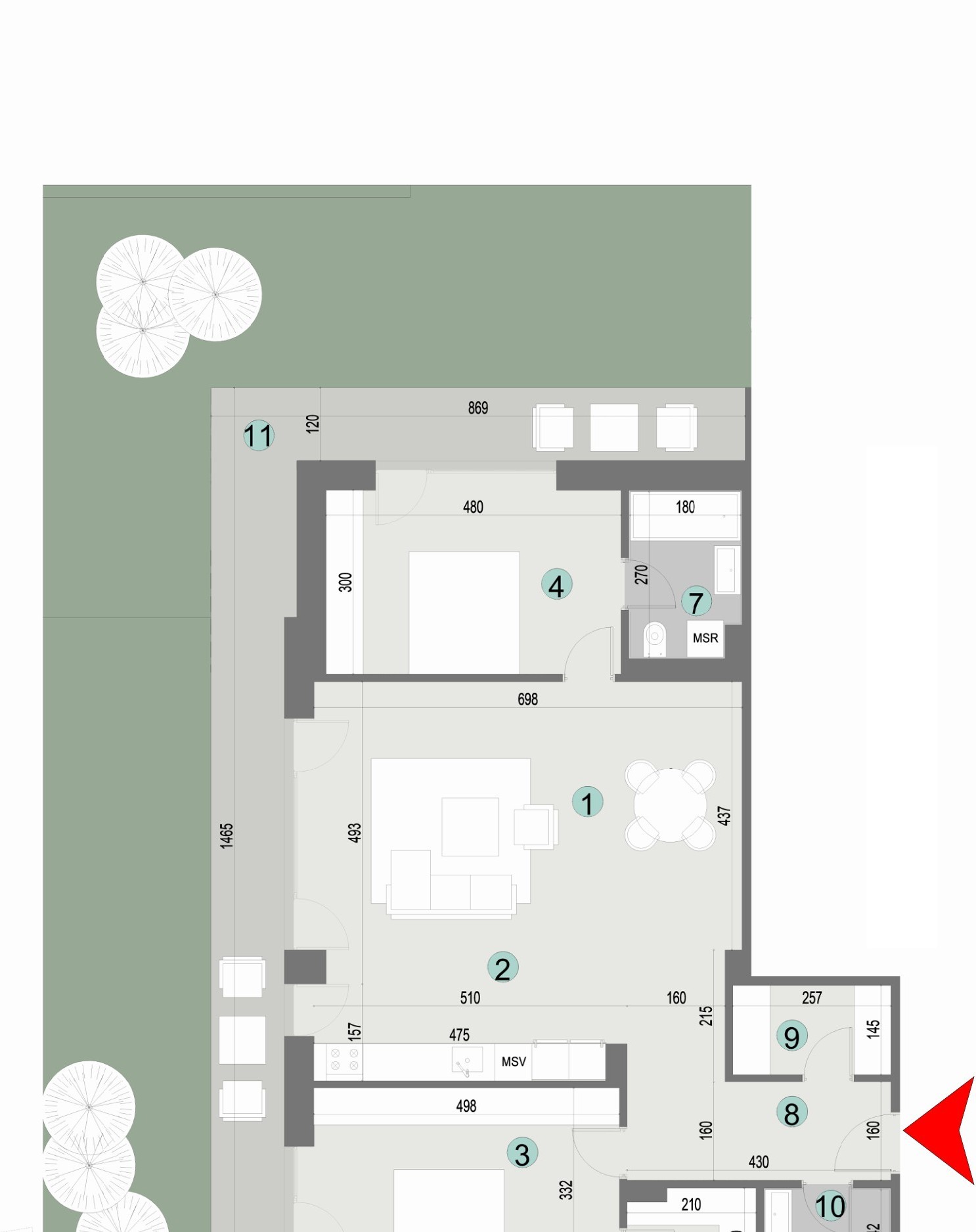 Plan apartament