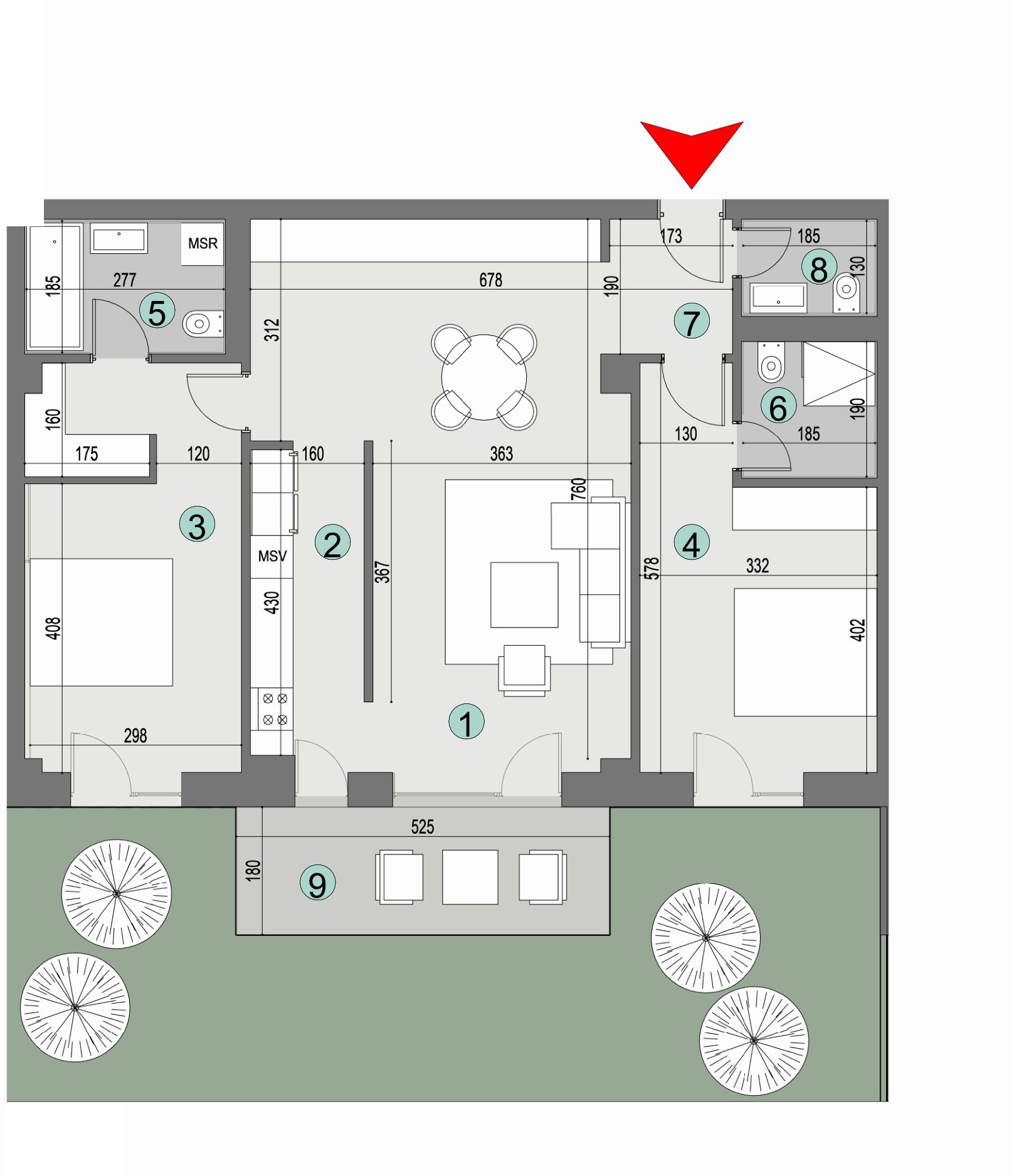 Plan apartament