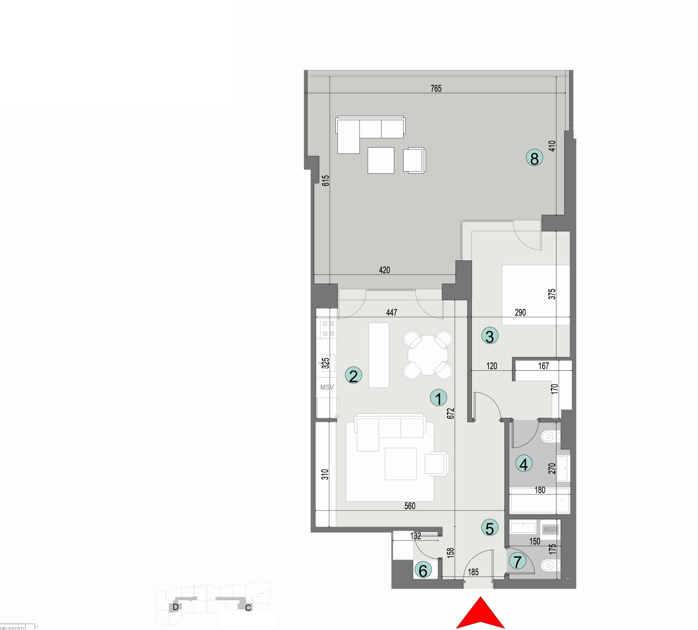 Plan apartament