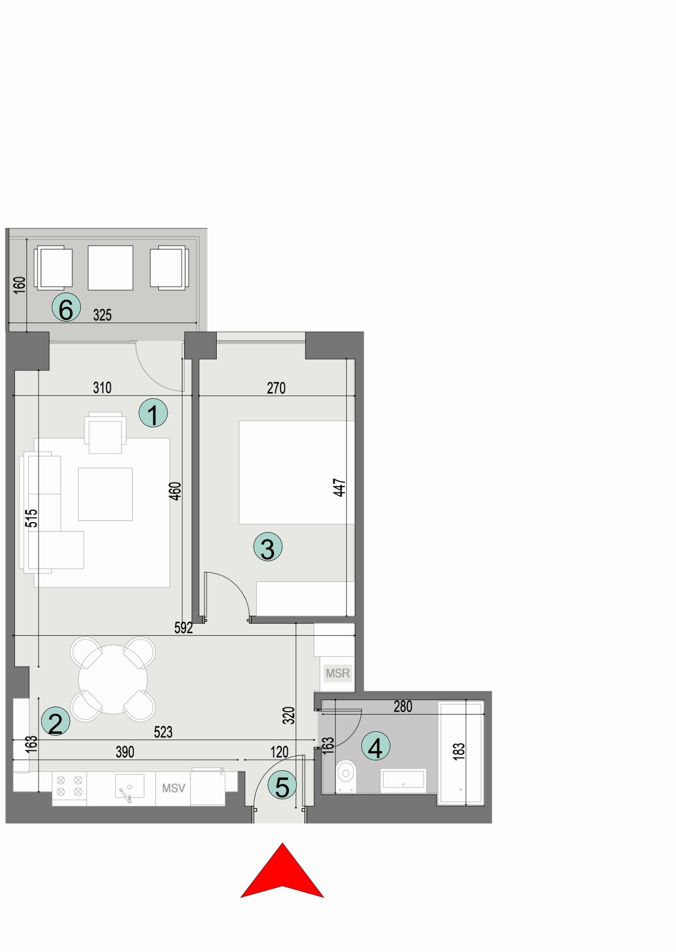 Plan apartament