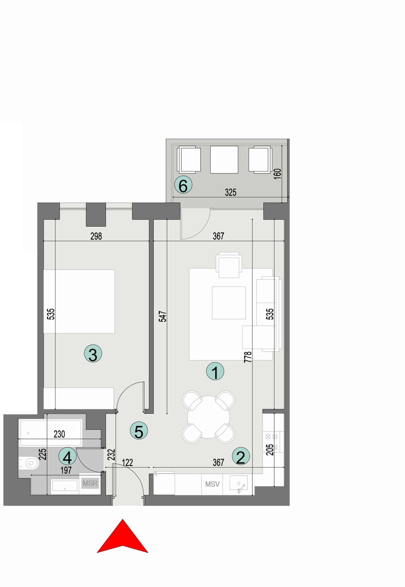 Plan apartament