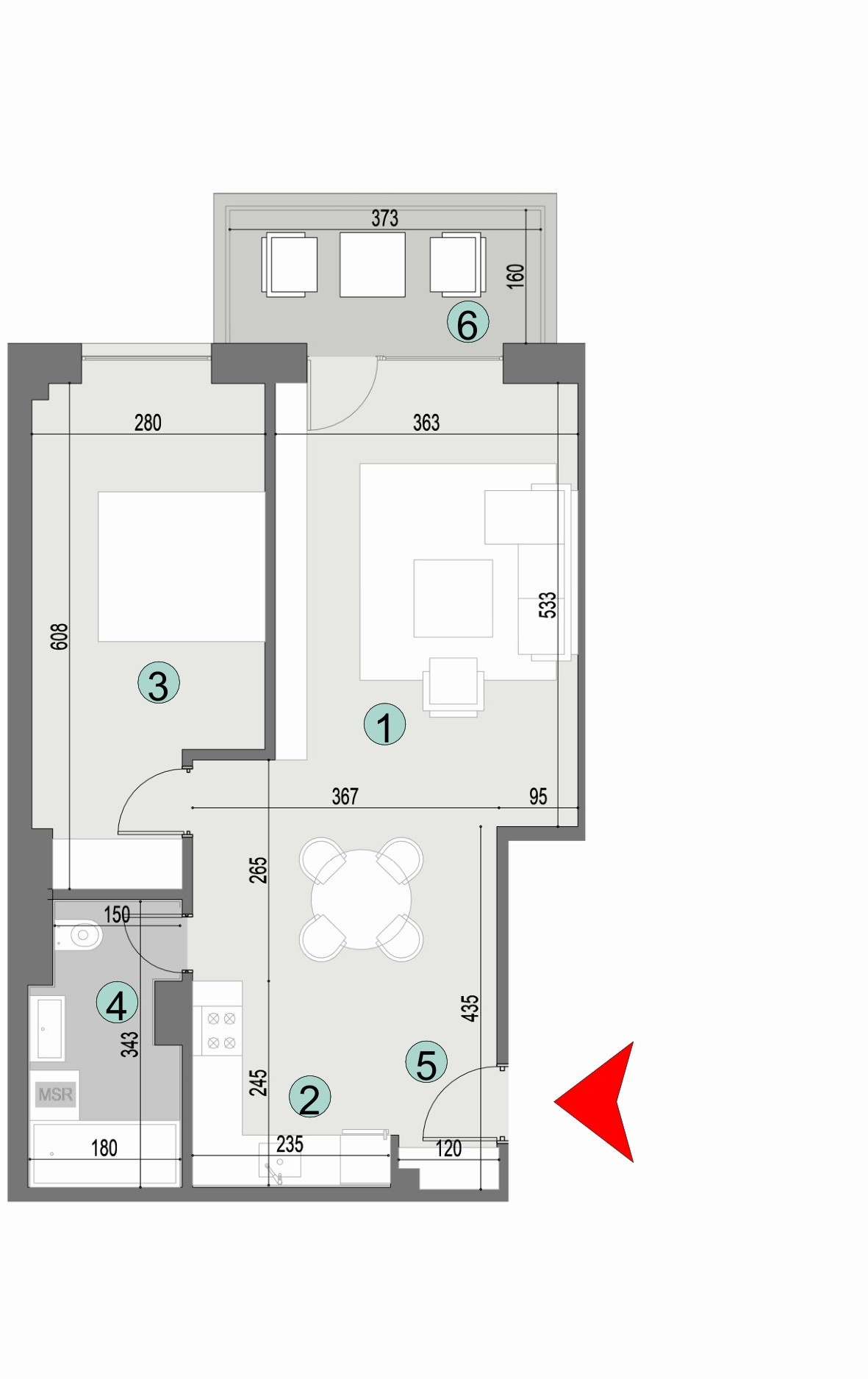 Plan apartament