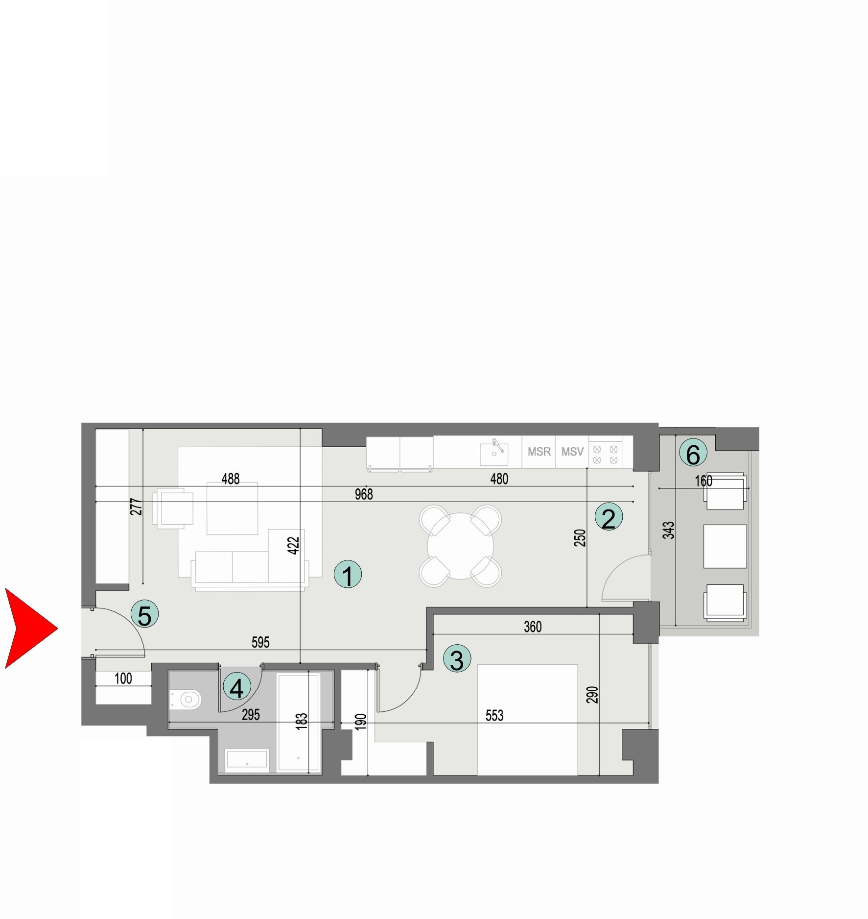 Plan apartament