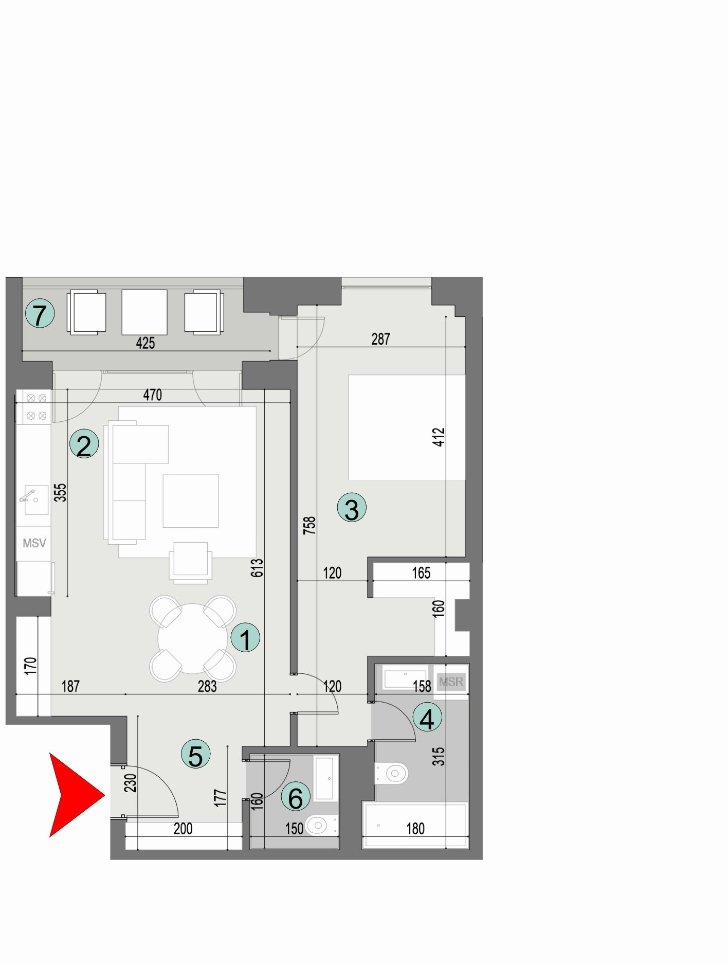 Plan apartament
