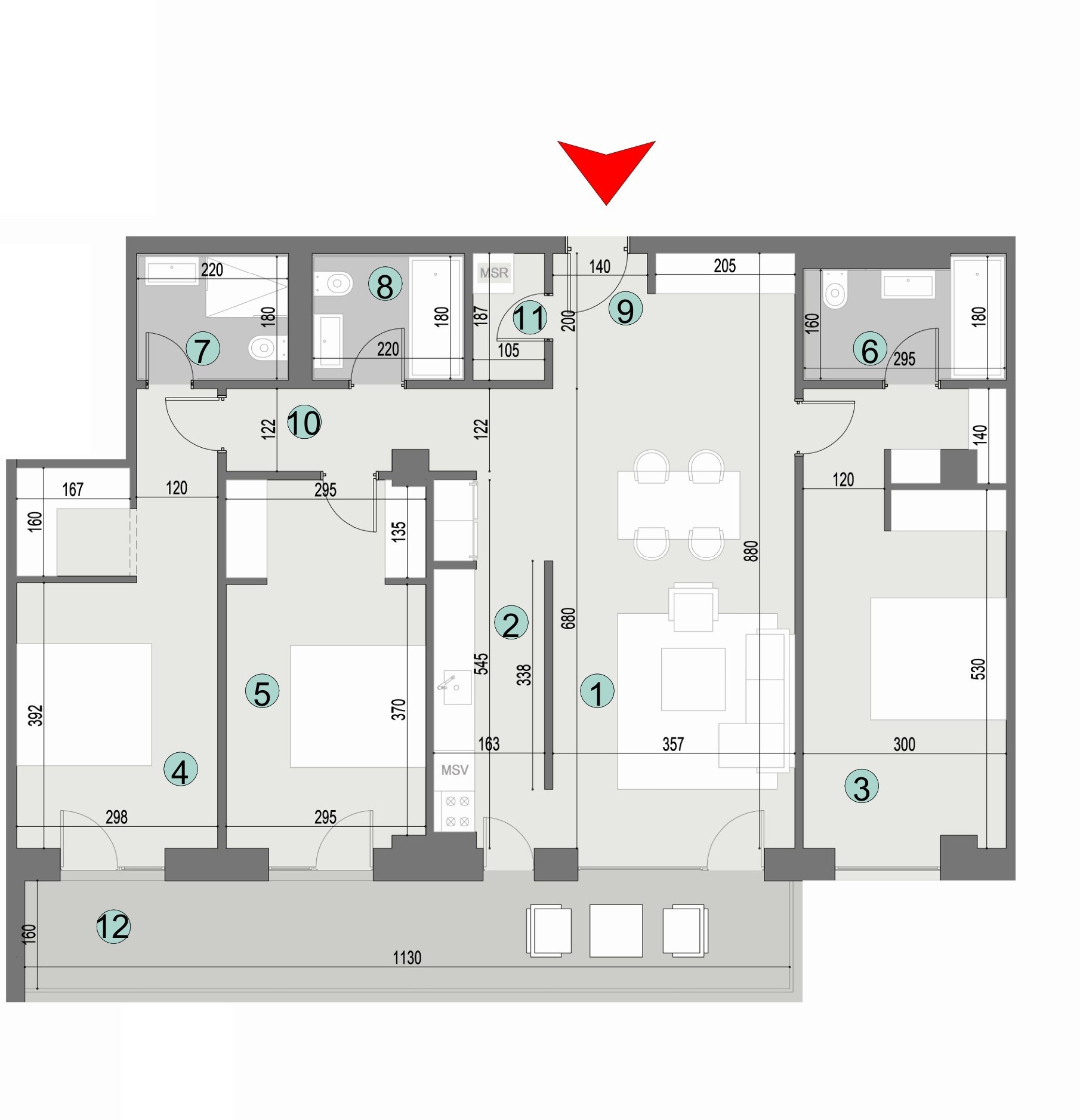 Plan apartament
