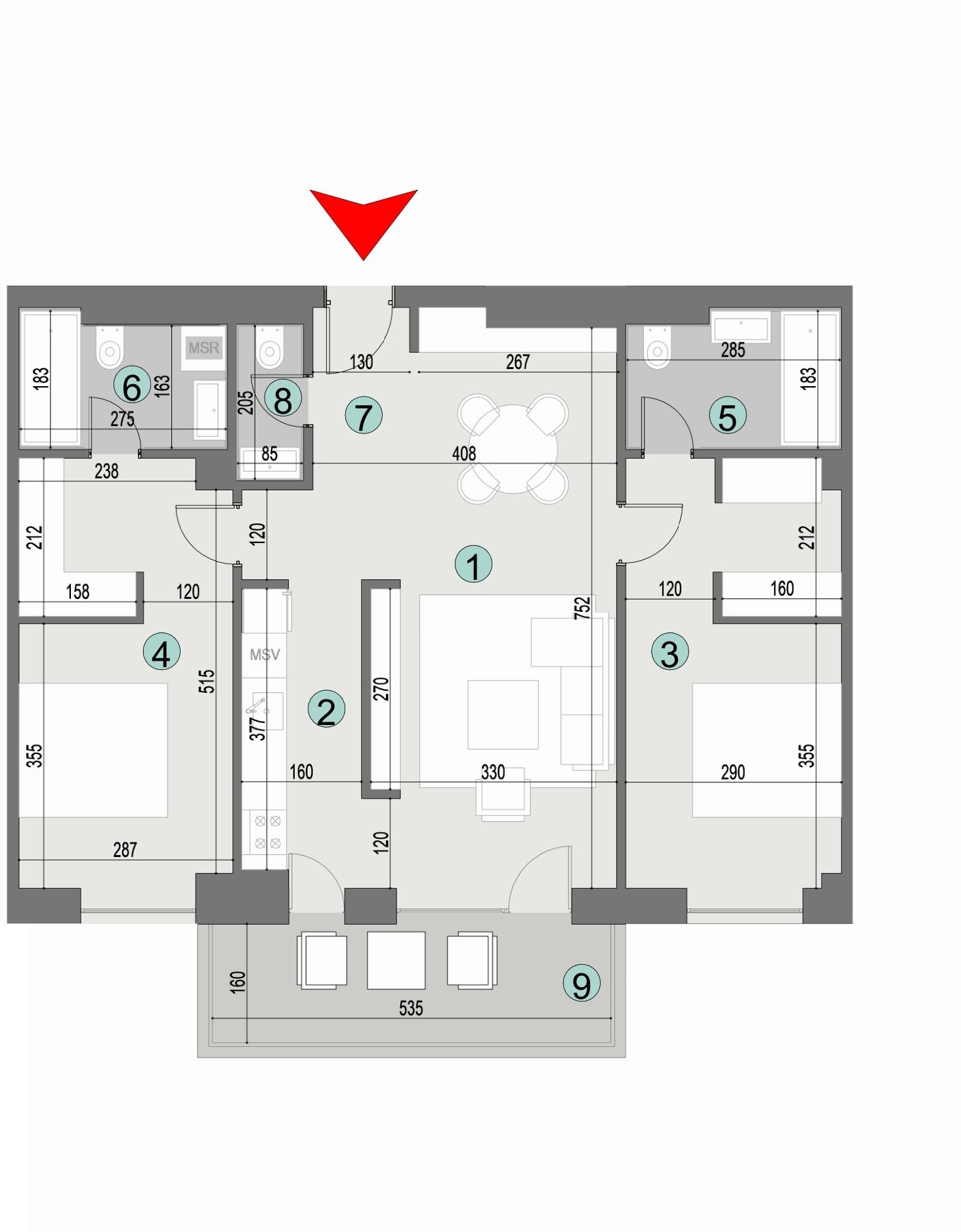 Plan apartament