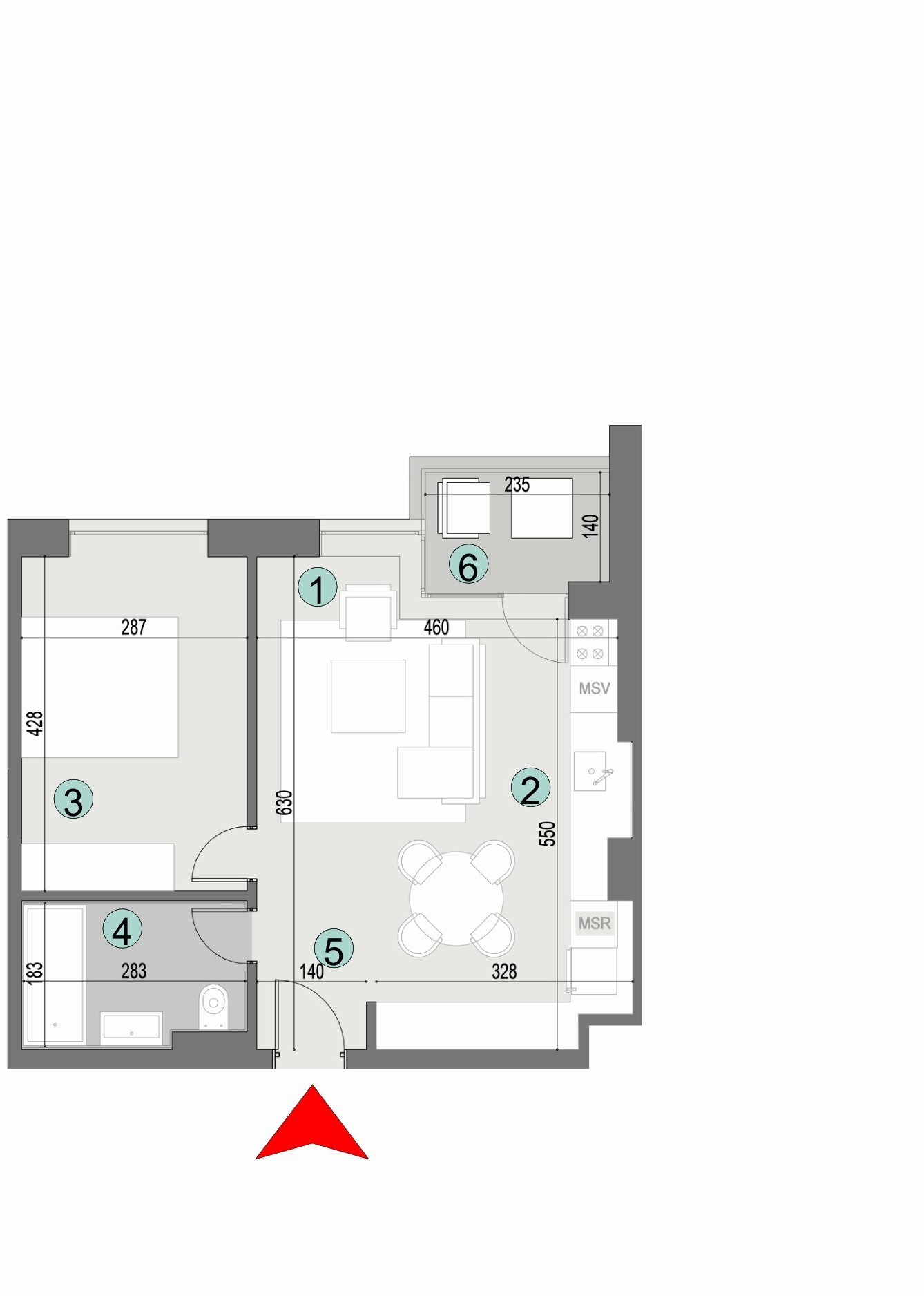 Plan apartament